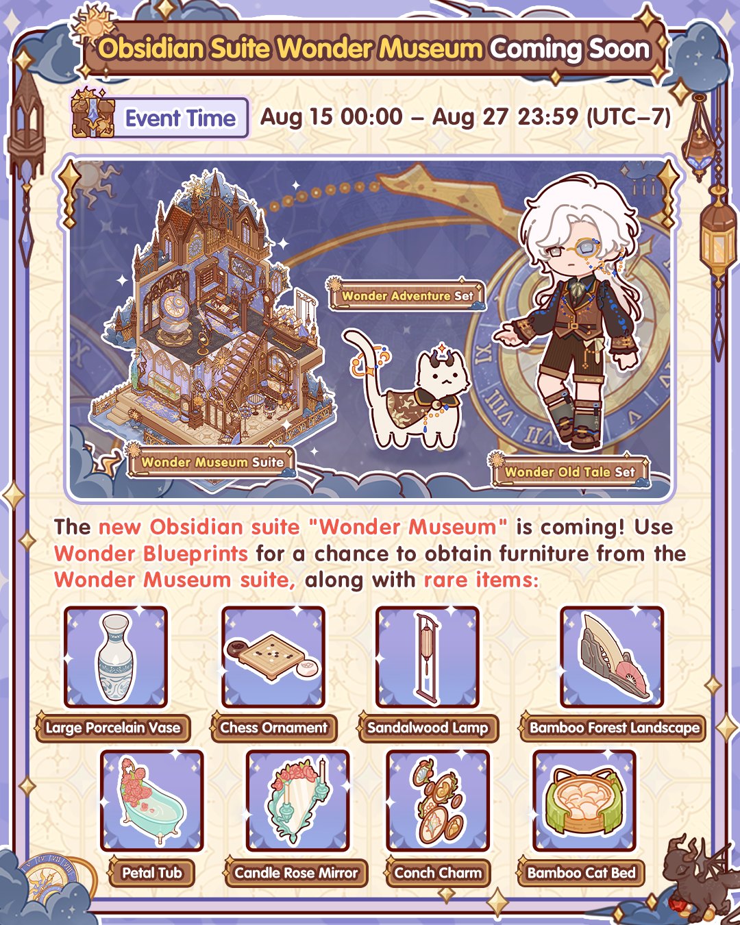 🕰️ “Wonder Museum” Event Overview The midnight bell tolls, and