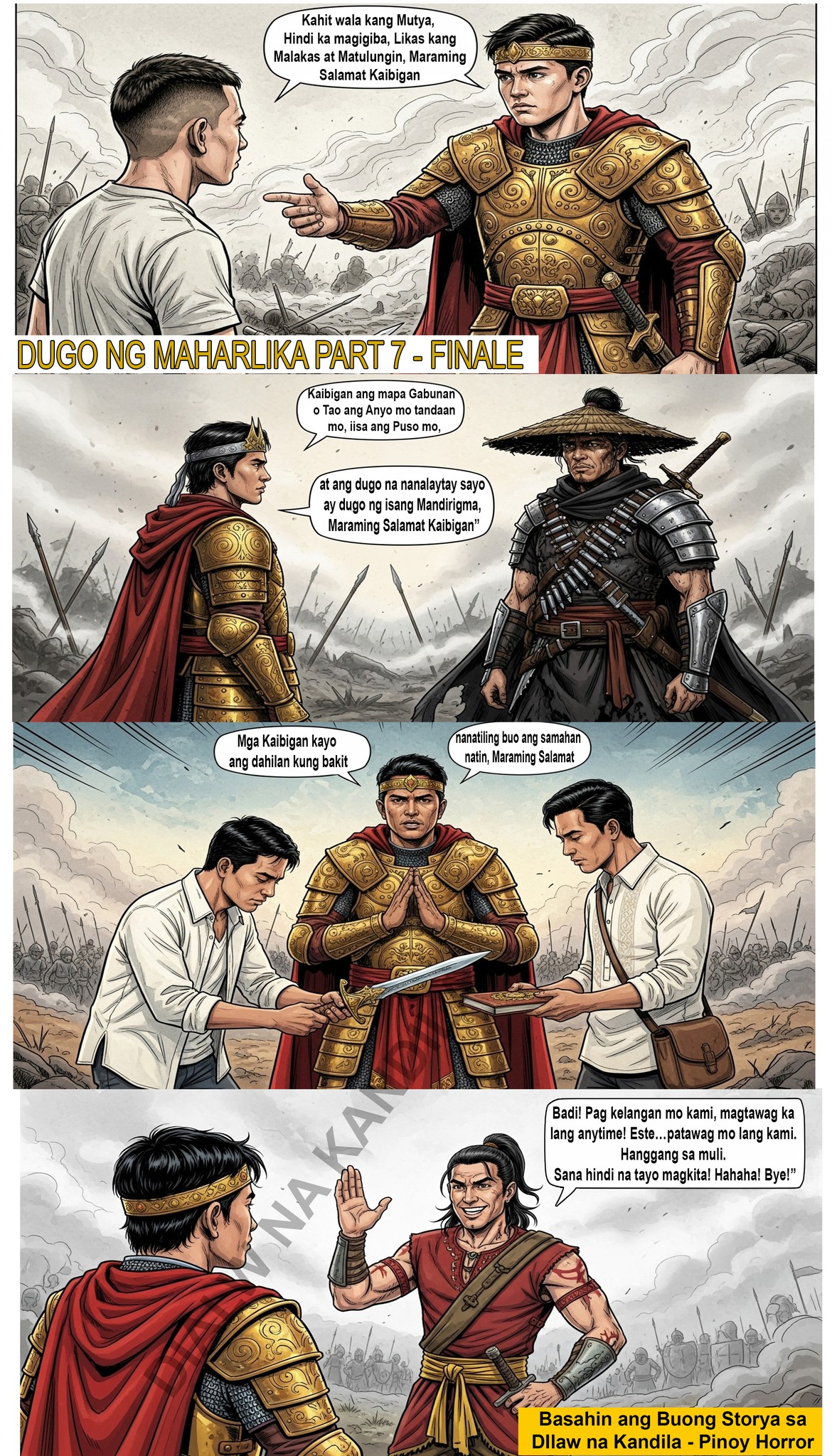 Dilaw - Tittle: Dugo ng Maharlika Part 7 - FINALE. Fictional Action ...