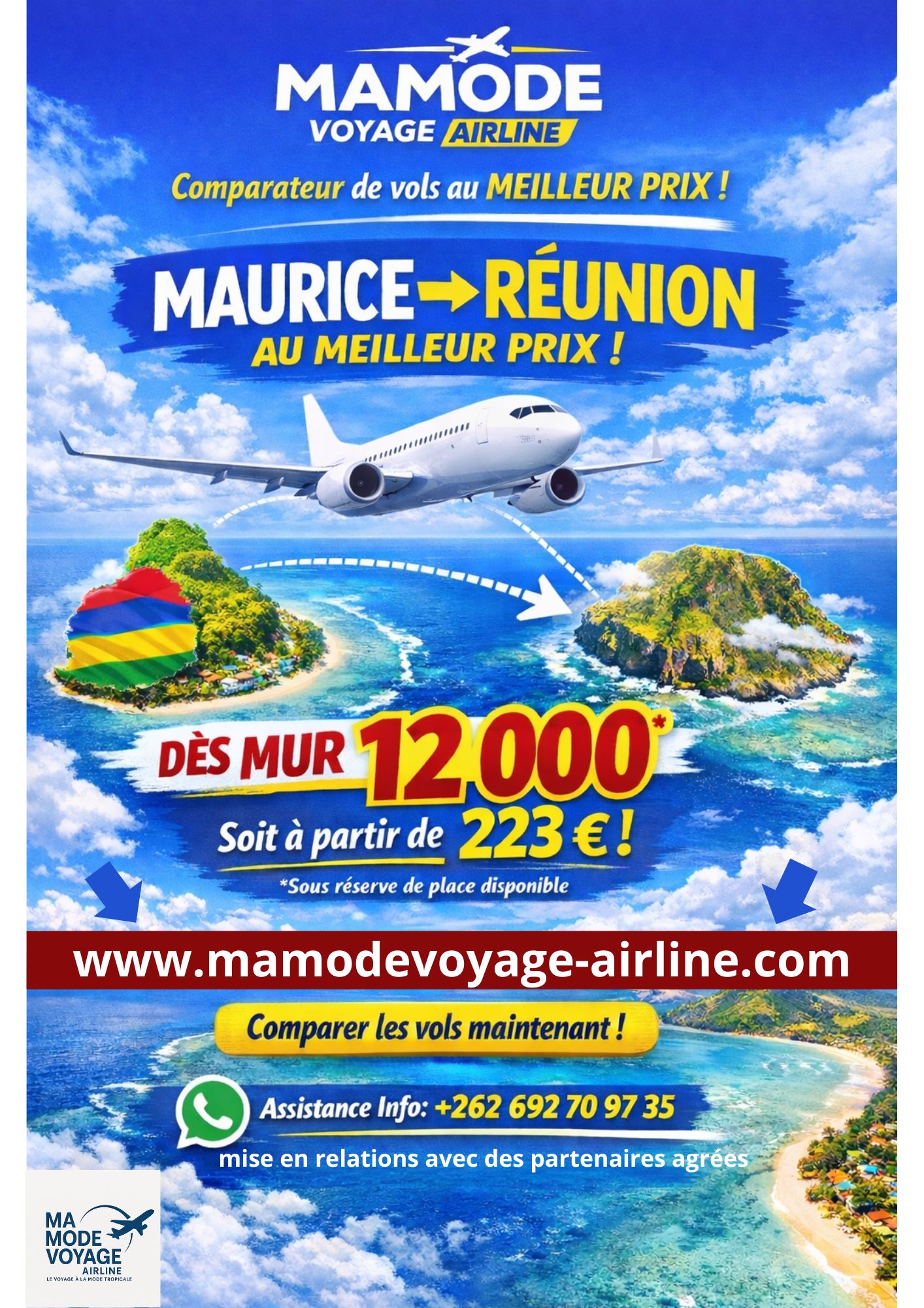 Mamode Voyage Airline | Saint-Denis Réunion