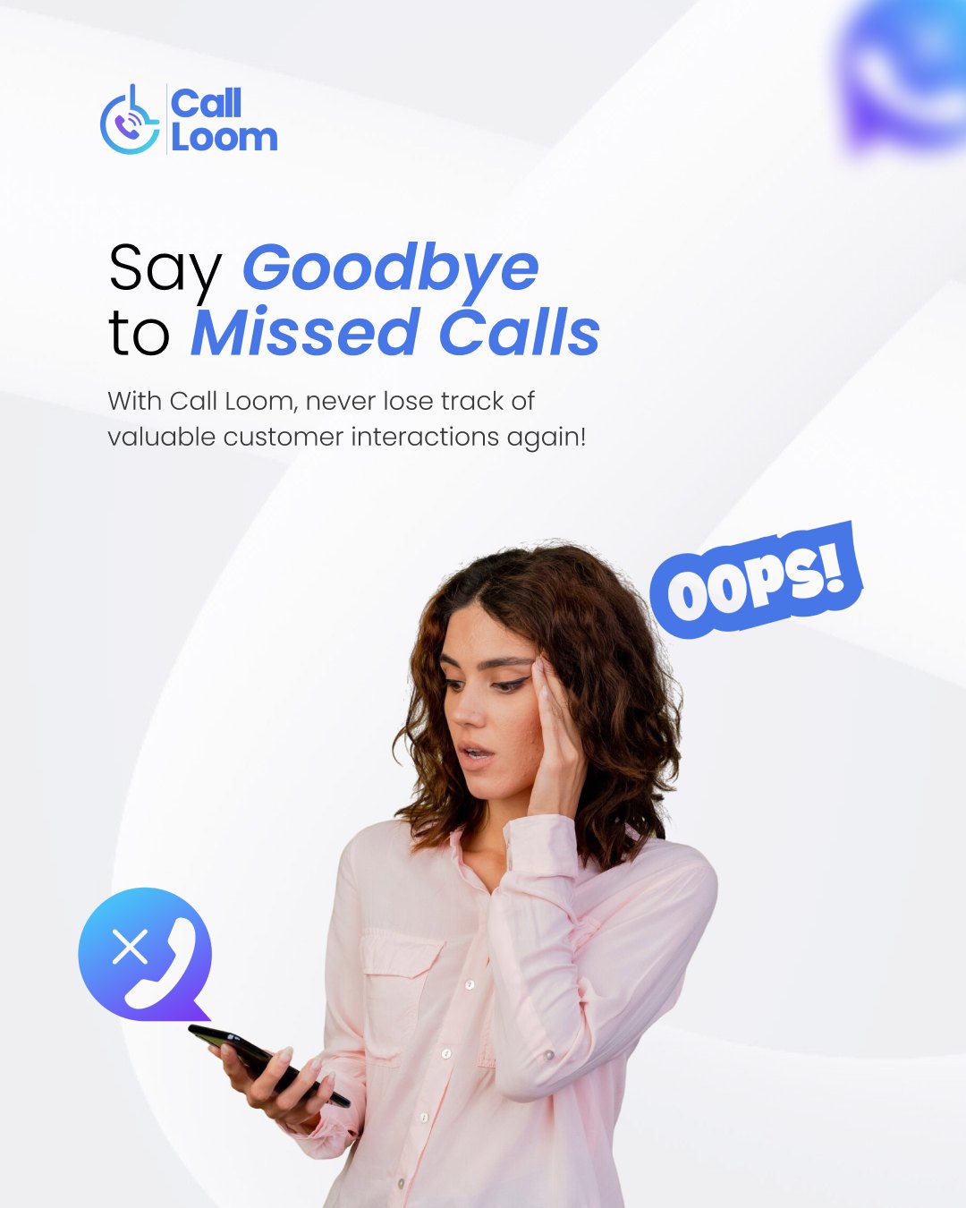 Call Loom - 🚫 Say goodbye to missed calls with Call Loom!... | Facebook