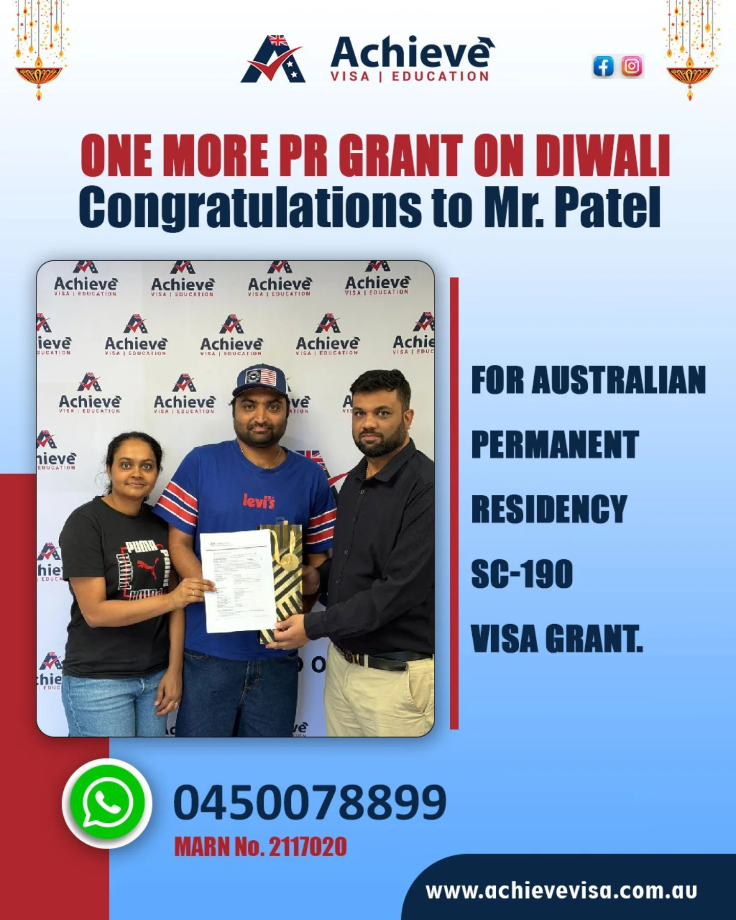One More PR... - Achieve Visa and Education Consultants | Facebook