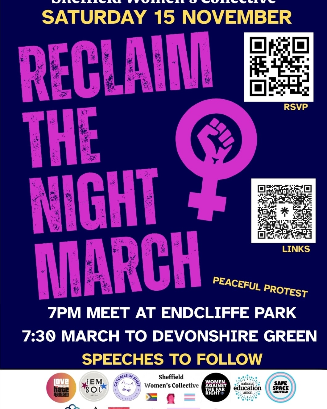 SCARF - The Reclaim the Night movement began in the UK in the 1970s ...
