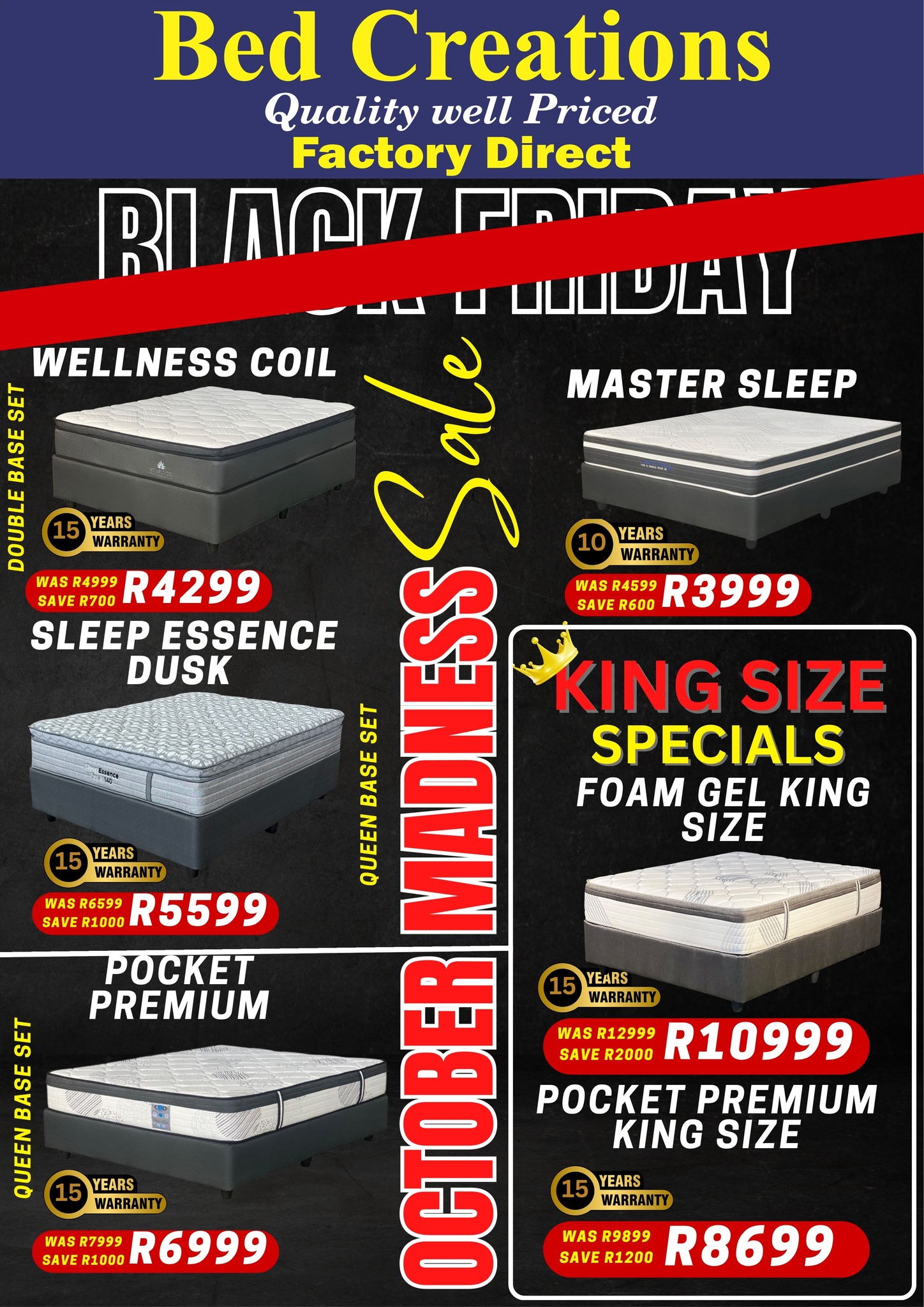 Bed Creations Grove Nelspruit | Mbombela