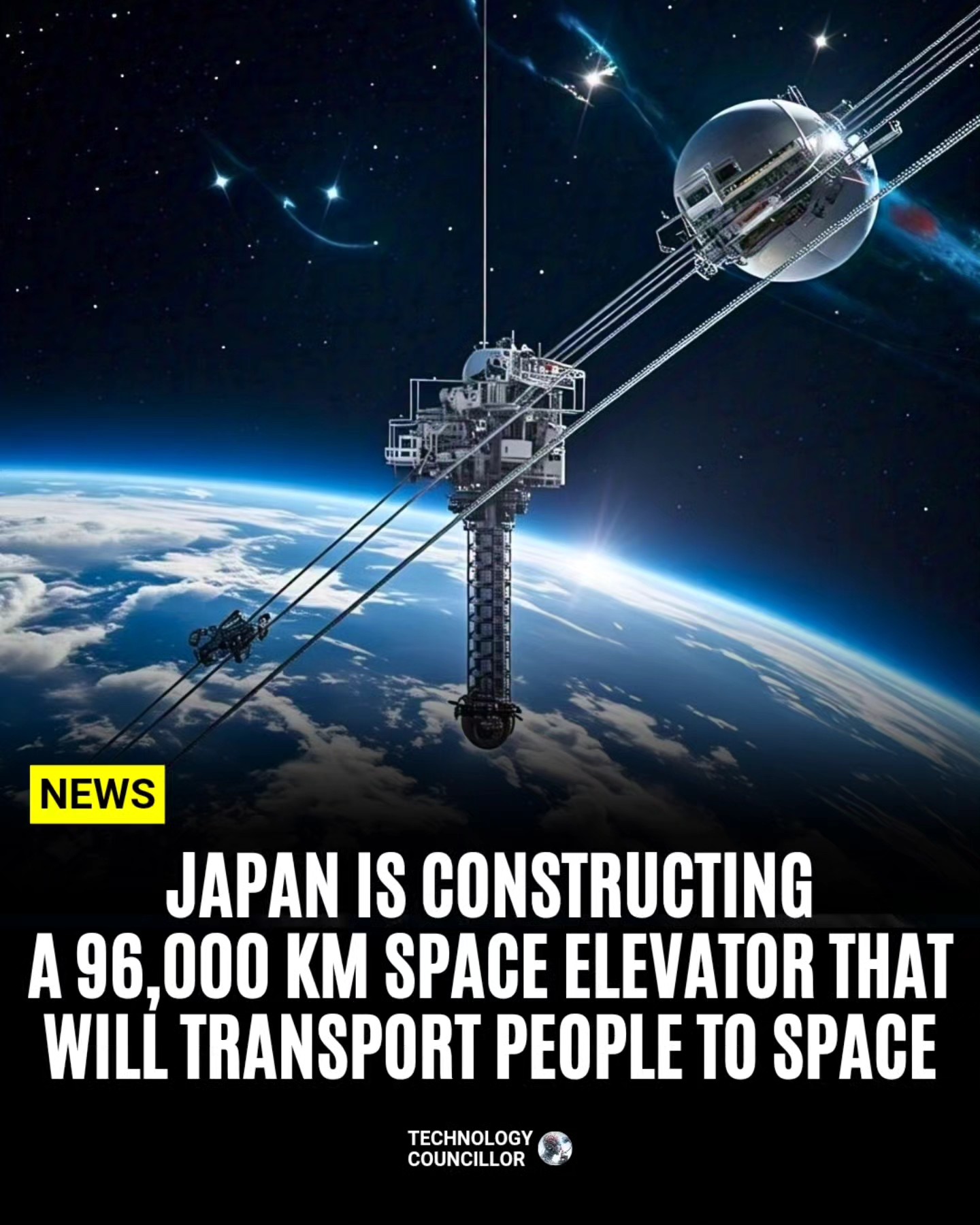 NASA and researchers support building a space elevator by 2050