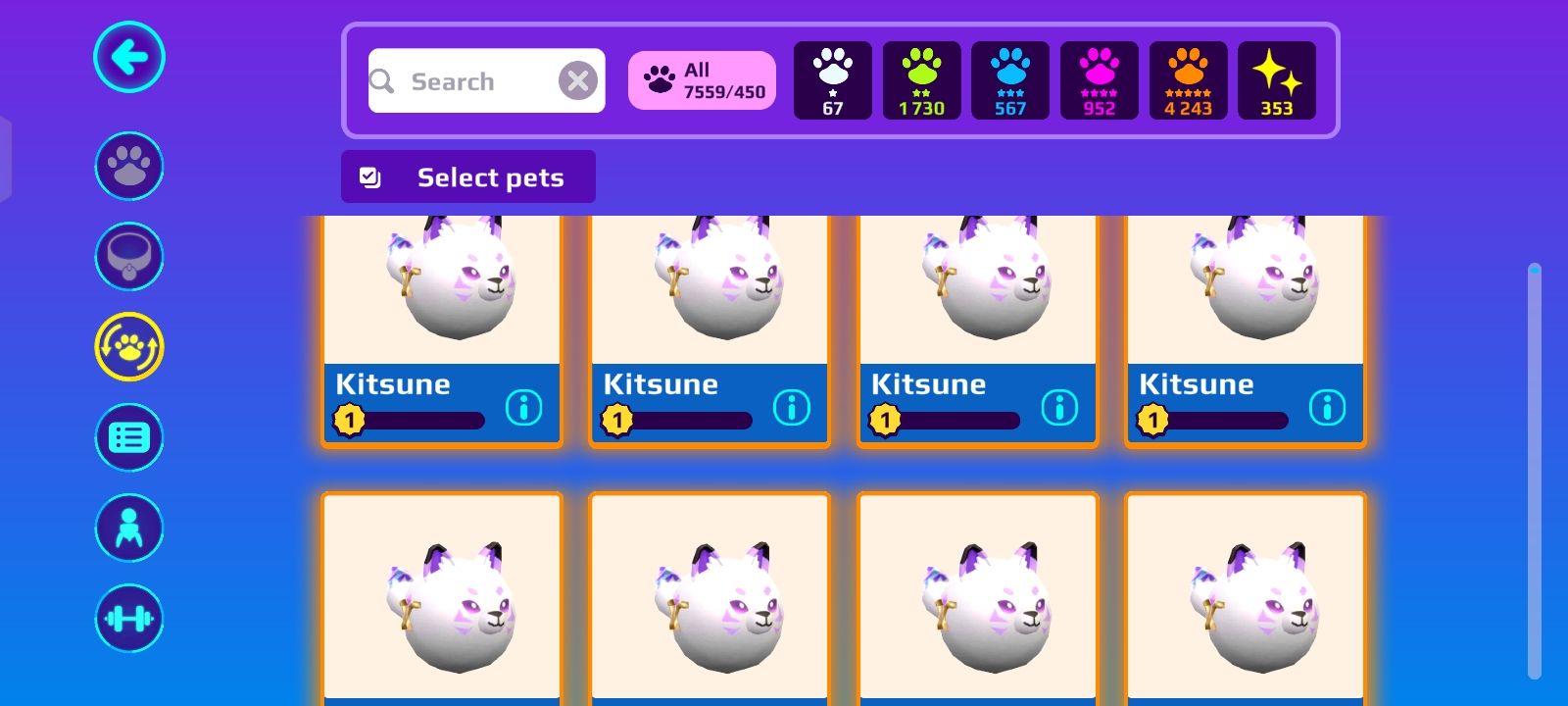 Lf pamps ride for 7-8 kitsune baby ← Search 9 All 7559/450 1730