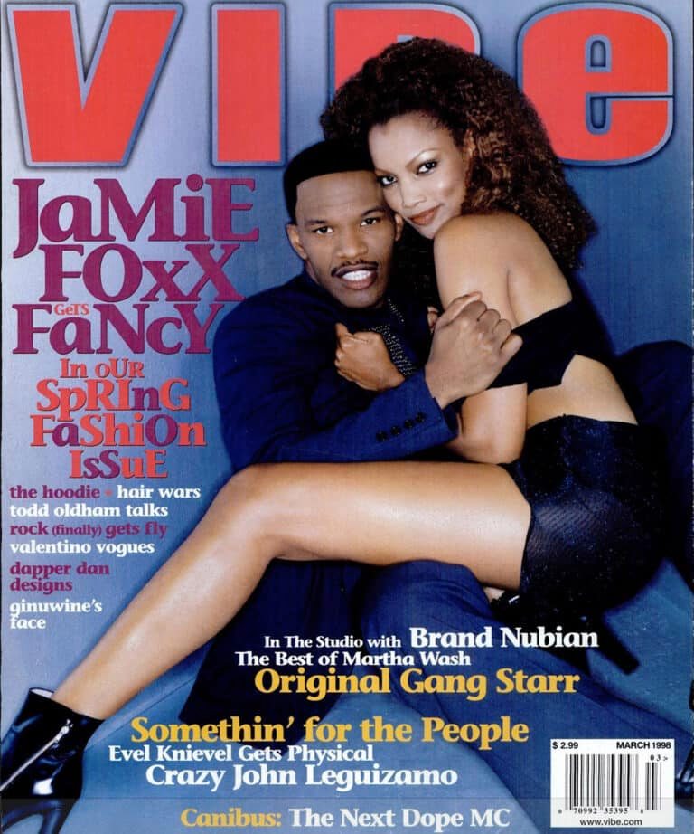 Vibe Magazine (Jamie Foxx,Fancy Garcelle) March 1998. 🤍🤍