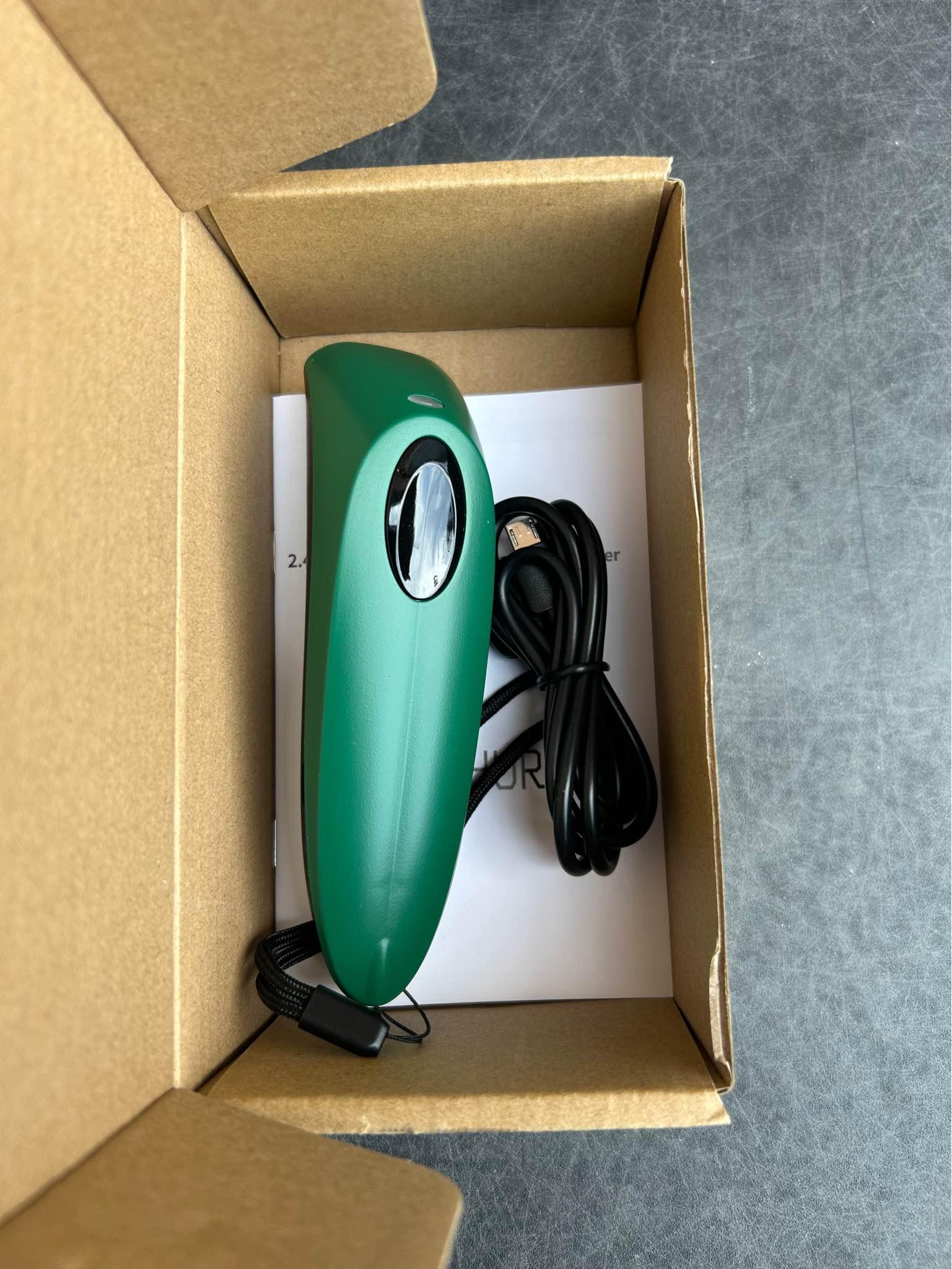 KUIIYER Mini Bluetooth Barcode Scanner, Wireless 2D QR 1D Bar