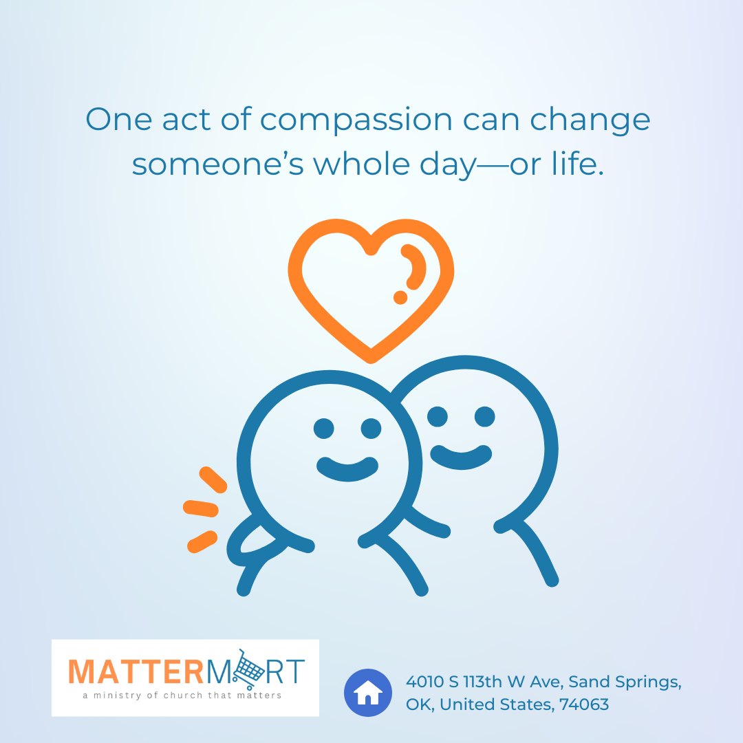 MatterMart - 🧡 Why We Do It Because one act of compassion... | Facebook