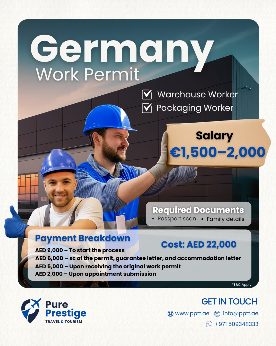 Pure - ️ GERMANY WORK PERMIT – APPLY NOW! Start your career in Europe ...