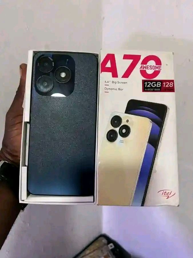 Itel A70 128GB smartphone for K1400 in Mansa
