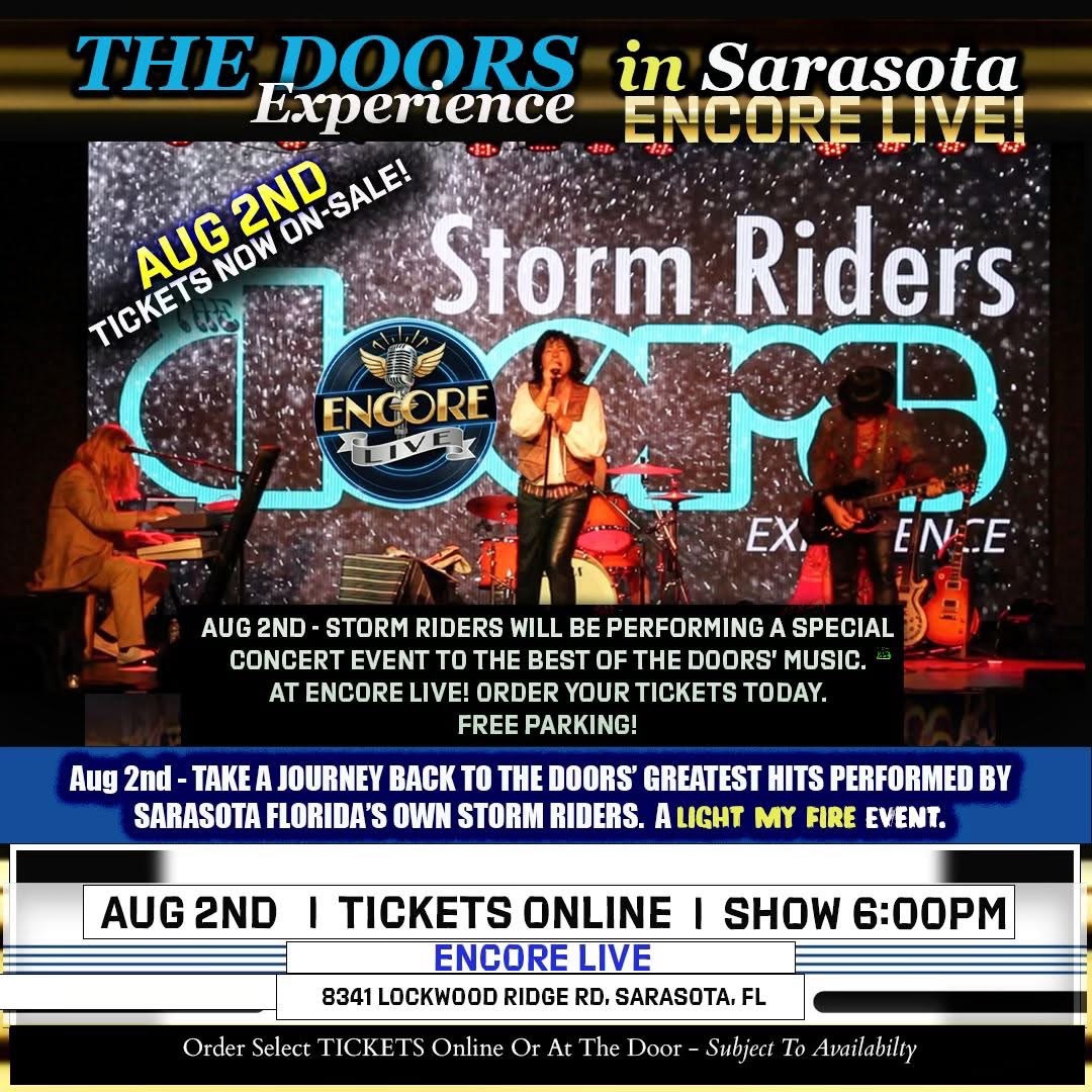 Storm Riders - Doors Tribute Band (@stormriderstributeband) • Facebook