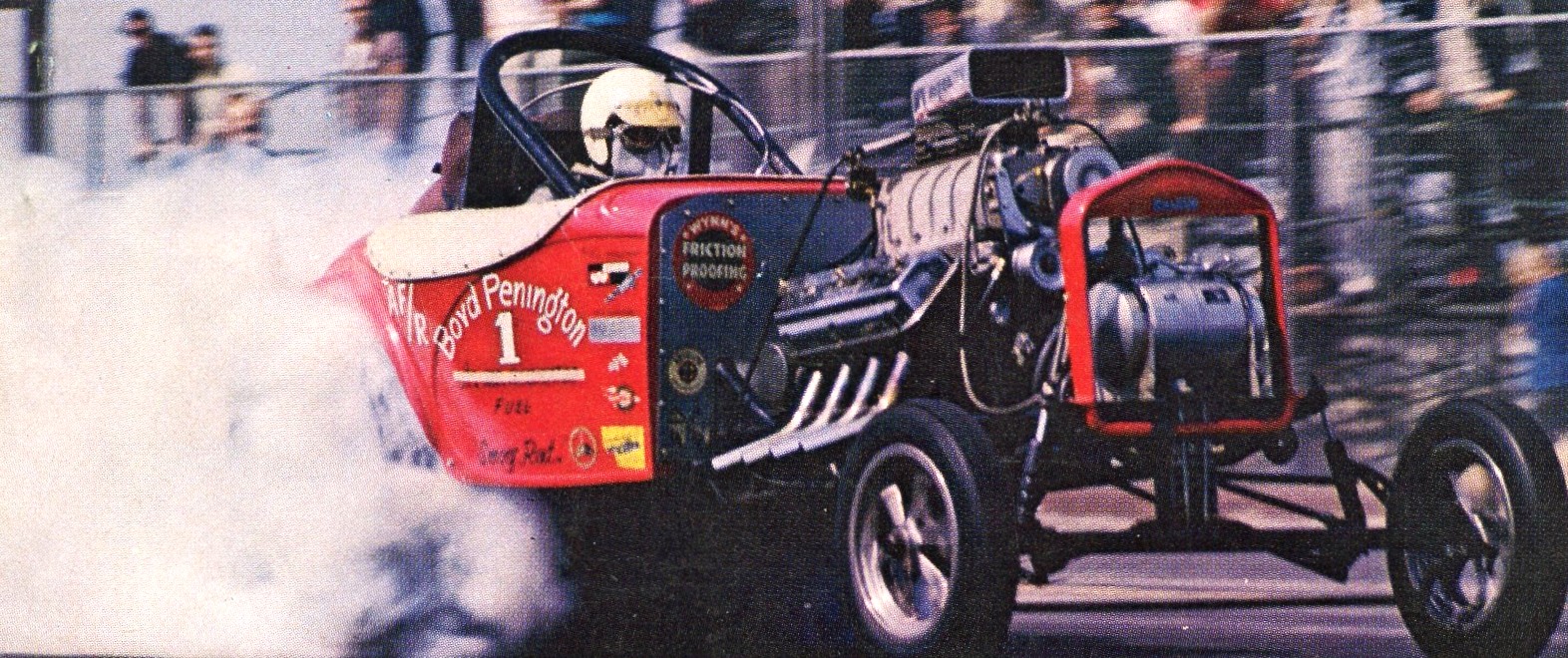 Sportsman - Boyd Pennington with his Chrysler powered A Fuel/ Roadster ...