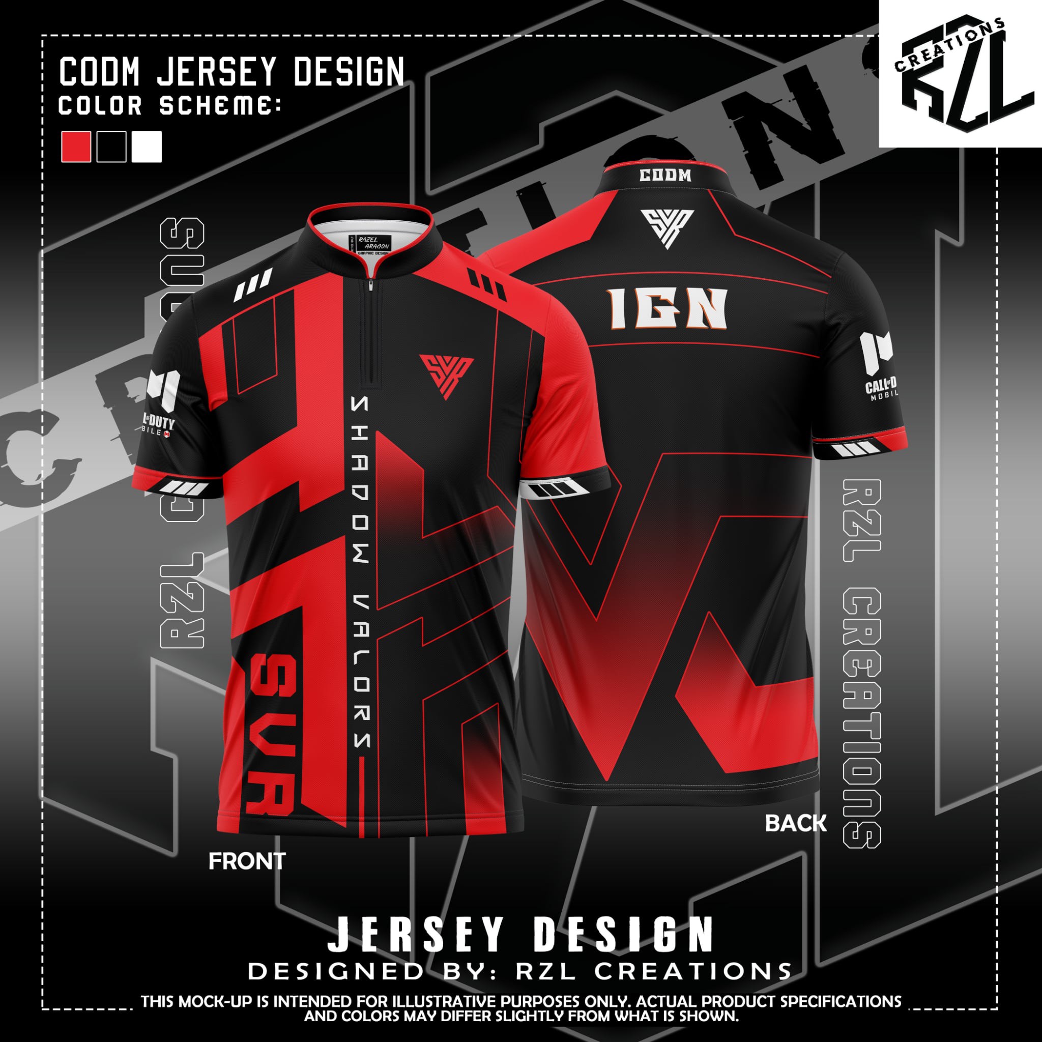 RZL - DESIGN APPROVED FULL SUBLIMATION JERSEY We sincerely thank you ...