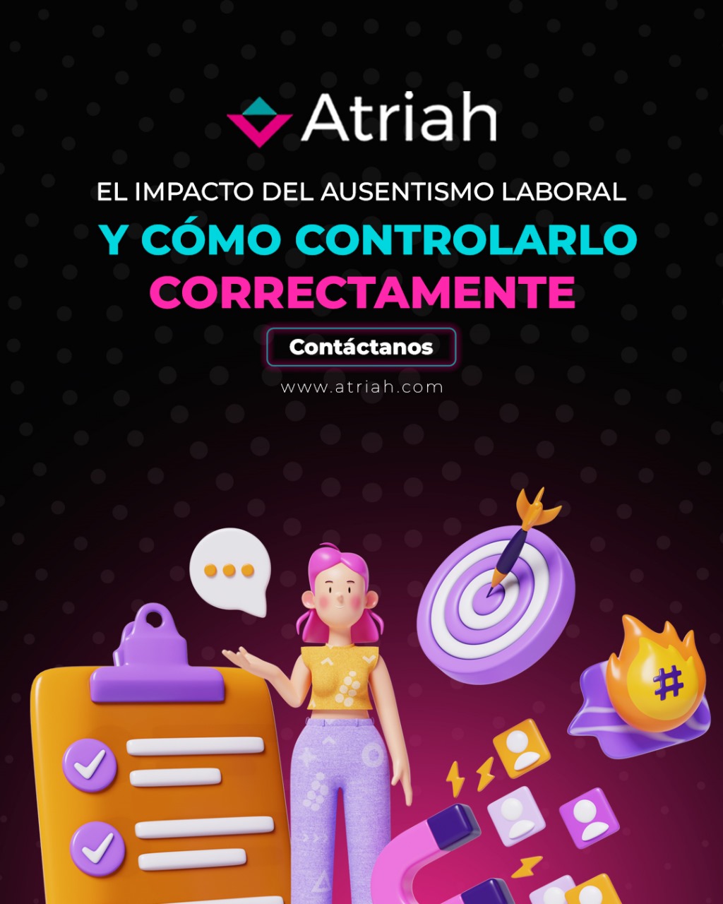 Atriah - El ausentismo laboral afecta directamente el... | Facebook