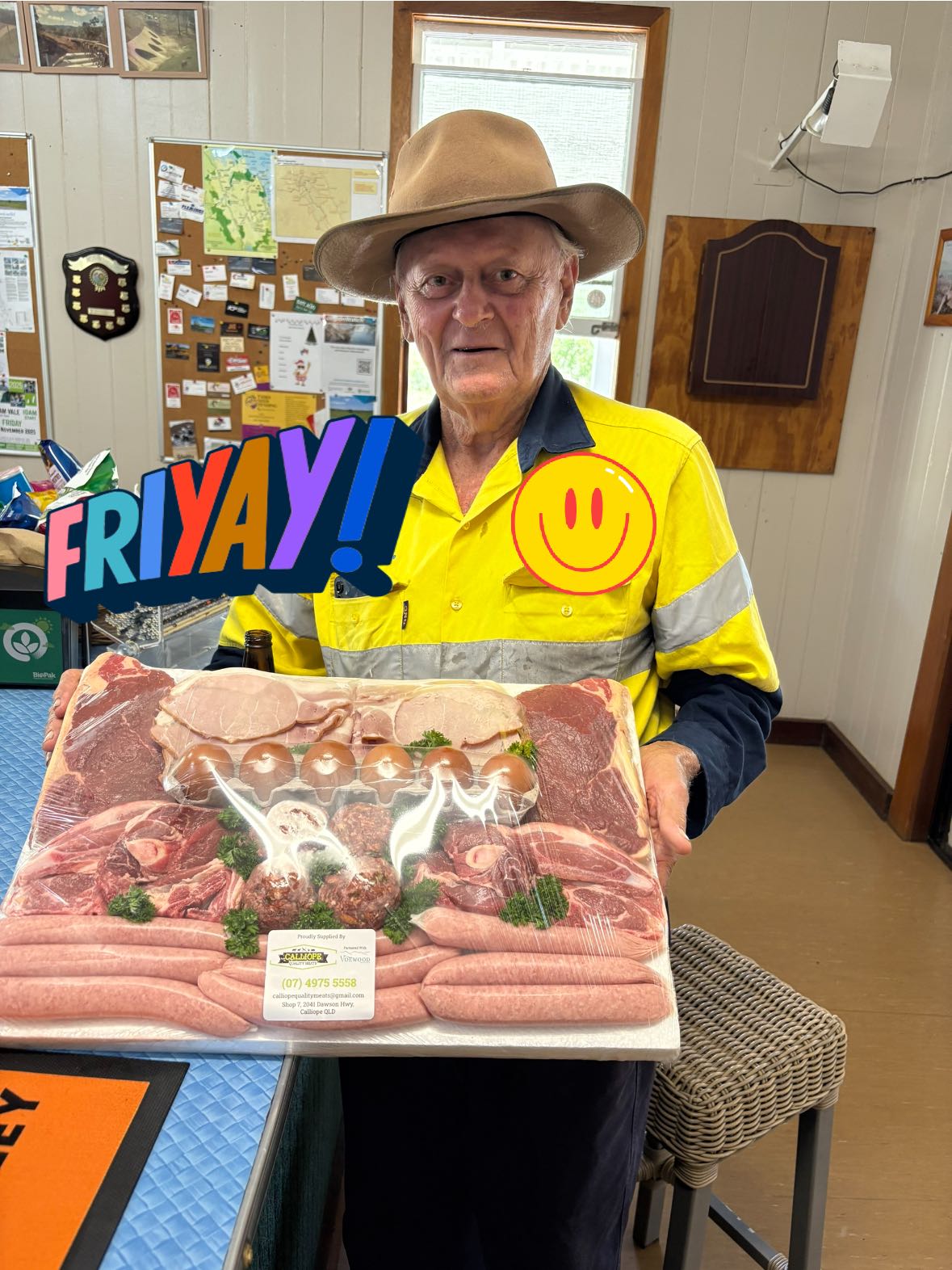 GRAND - 🎉 Congratulations Errol! 🎉 Well done on winning the meat tray ...