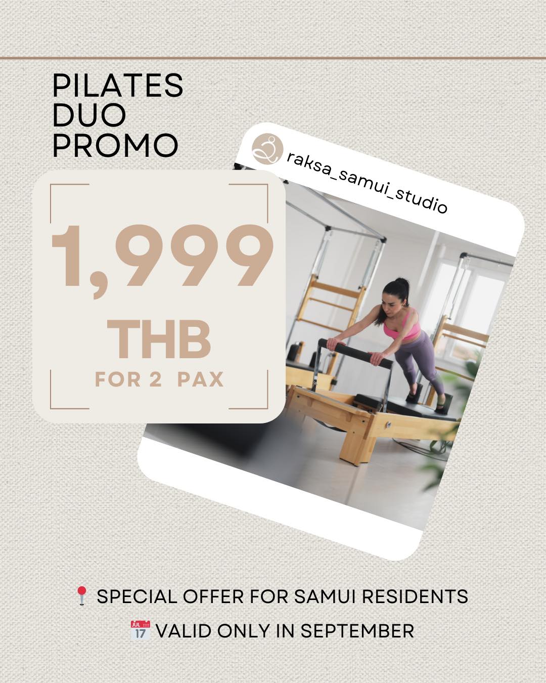 Raksa Pilates Studio | Surat Thani