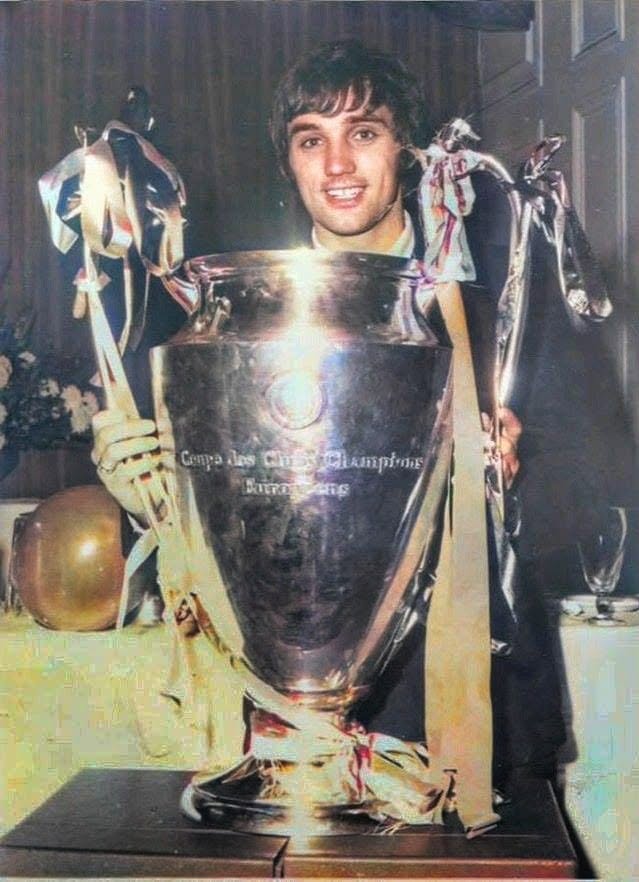 George Best with the European Cup 1968
