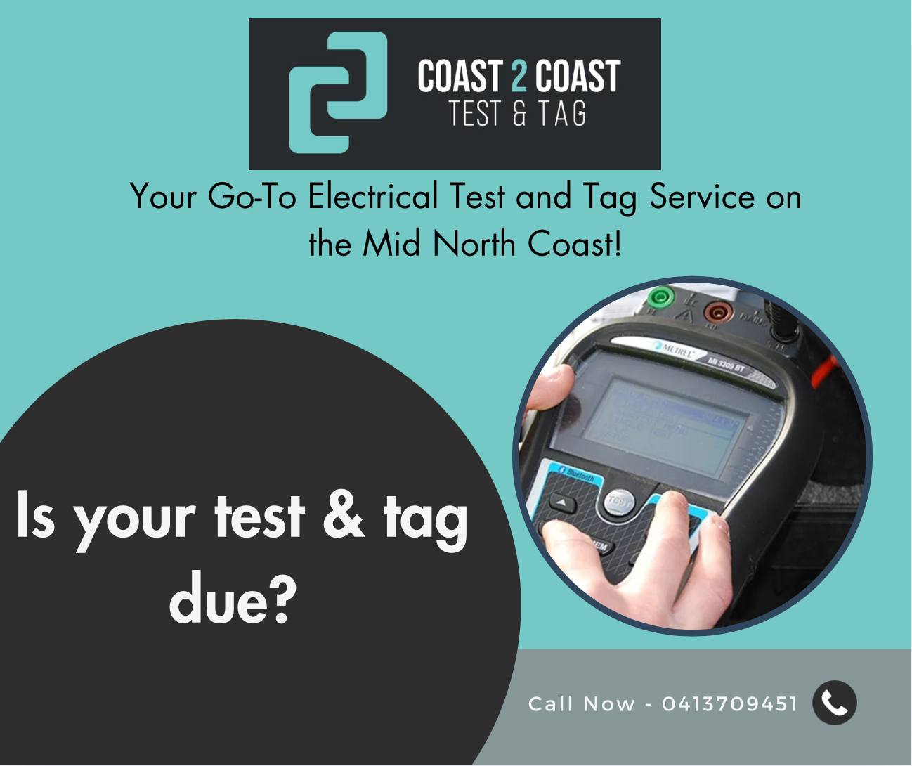 Is your next test & tag due?... - Coast 2 Coast Biomedical | Facebook