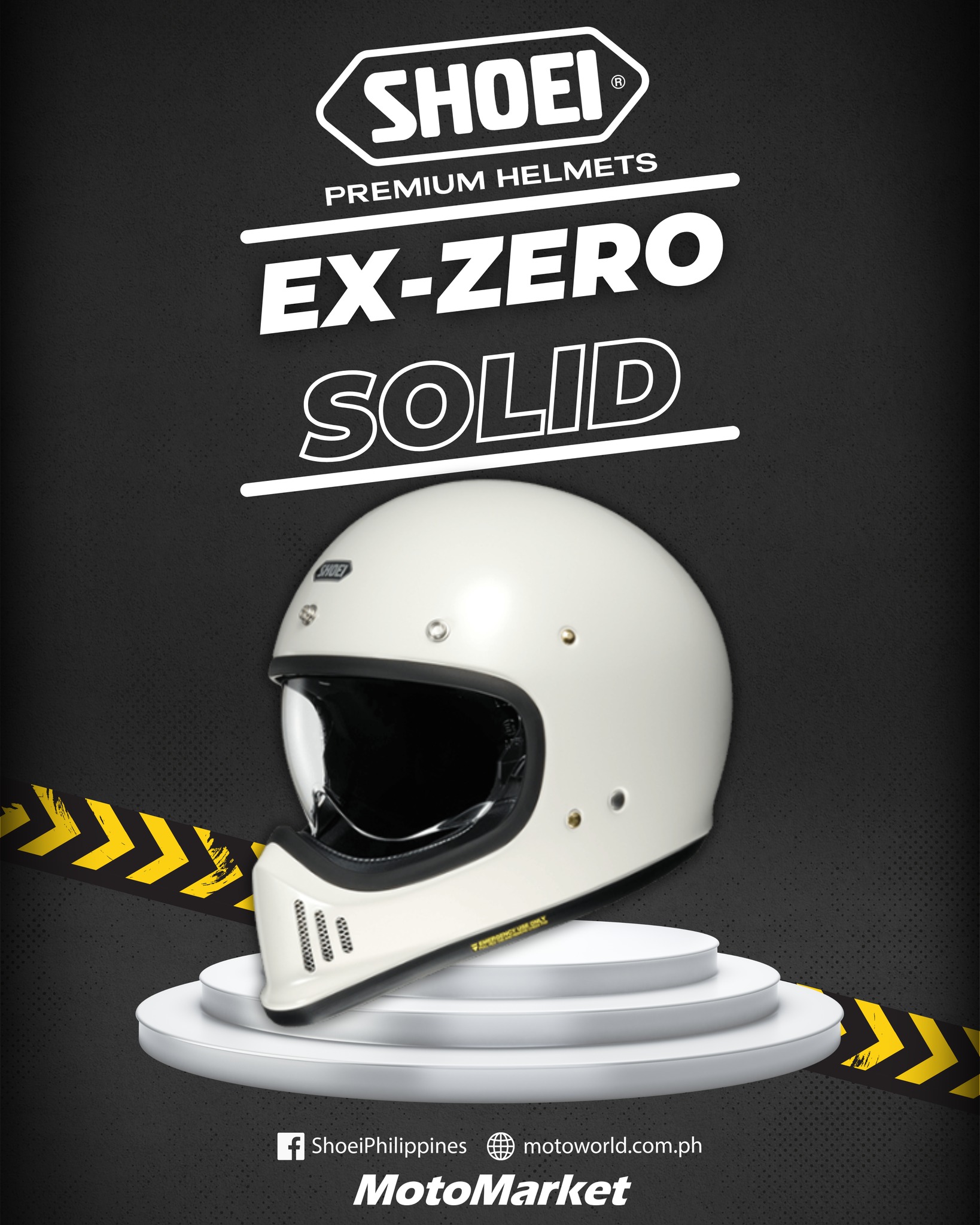 Upgrade your ride with the EX-ZERO Solid Helmet – a perfect blend 