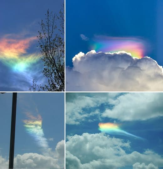 What are circumhorizontal arcs or fire rainbows in Miami Valley?