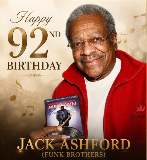 Jack Ashford celebrates 92nd birthday as legendary Motown Funk Brother
