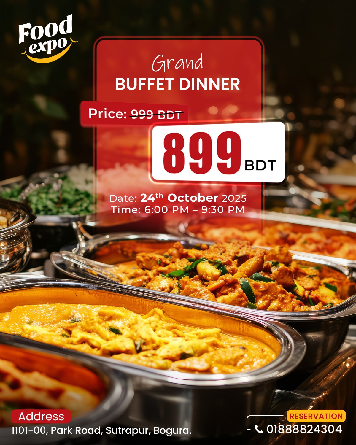 FoodExpo - 🍽 GRAND BUFFET DINNER @ Food Expo 🍽 📍 Bogura’s... | Facebook