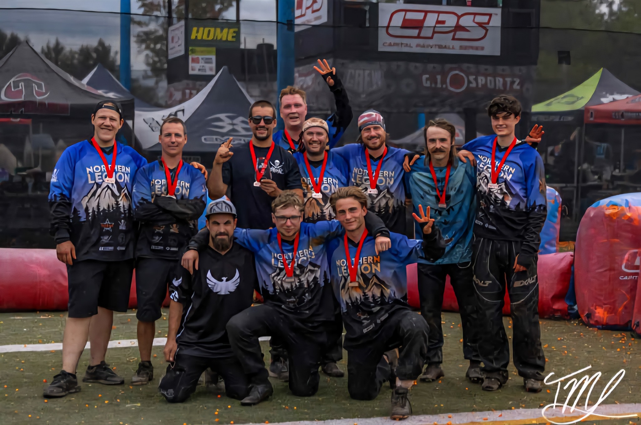 Maillot De Paintball Dédicacé Faith Driggers - équipe Fœtales, Marque Dye, Occasion Rare