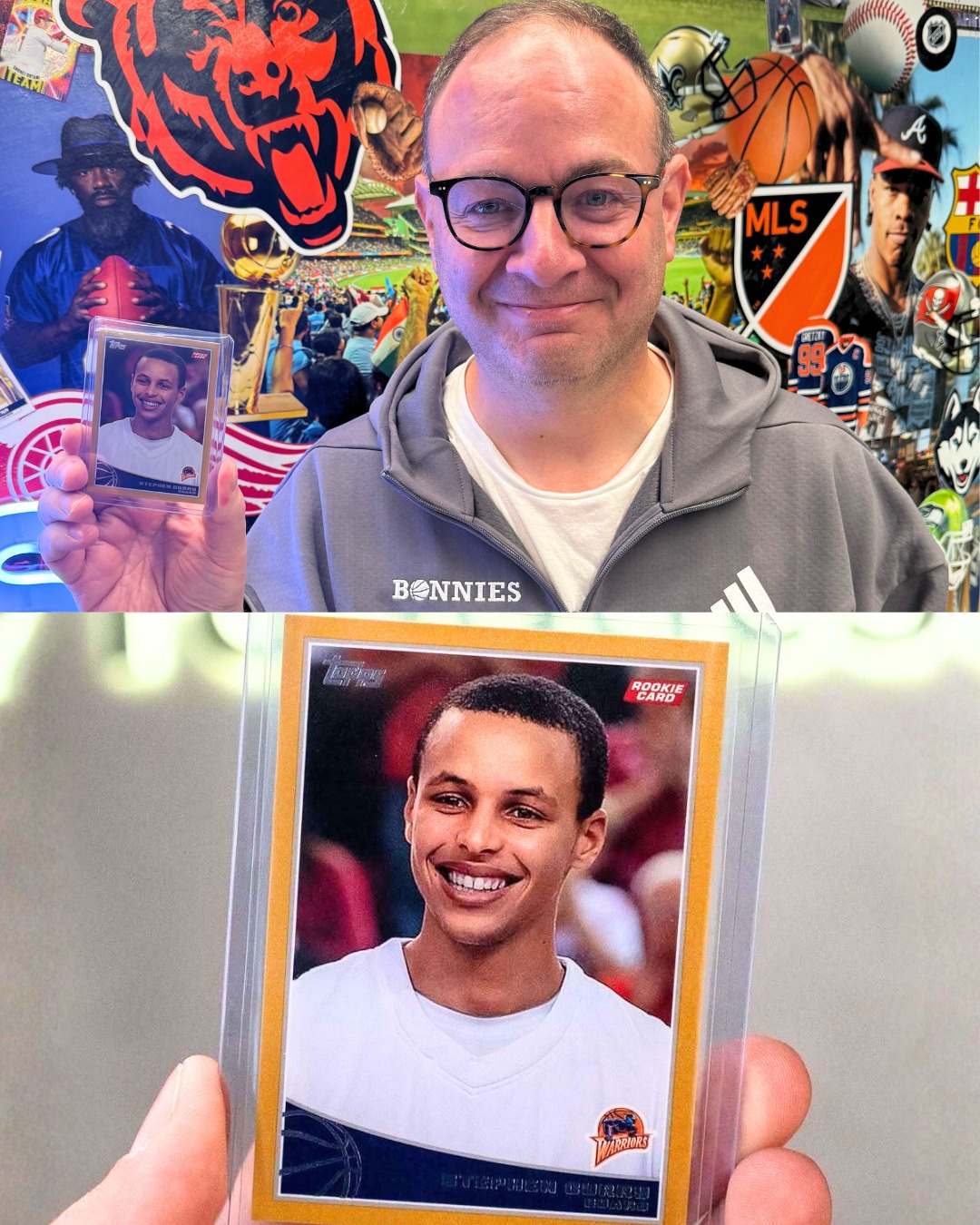 Fanatics - Former NBA insider Woj found a Steph Curry rookie card that ...