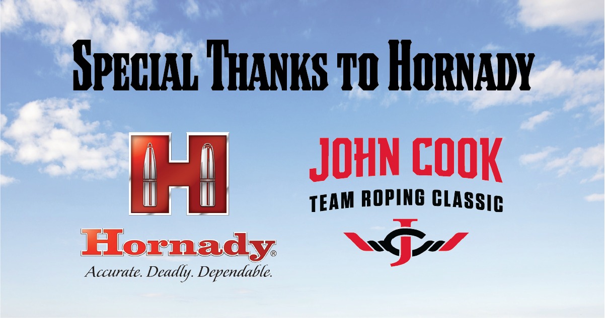 John - 🏆 Hornady – Proud Sponsor of the John Cook Team Roping Classic ...