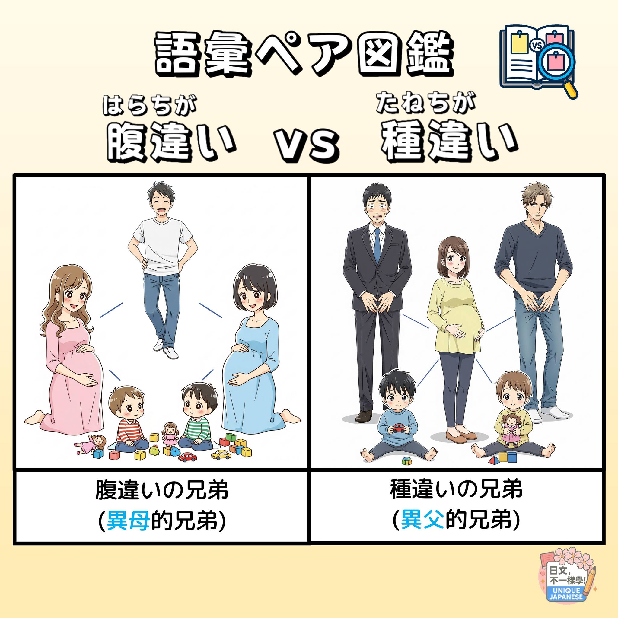 腹違い と は