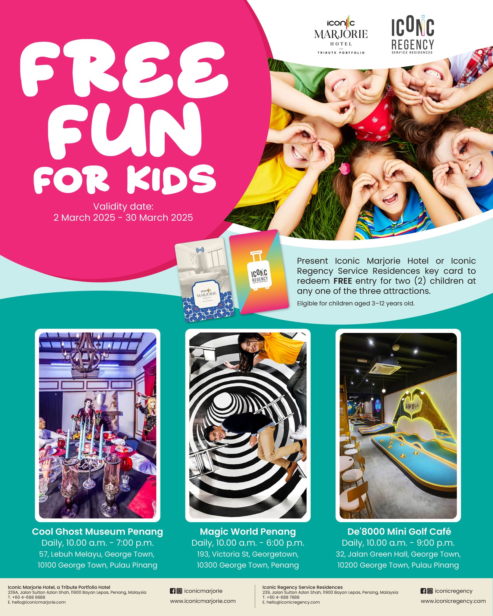 Iconic - 🎉 FREE FUN FOR KIDS! 🎟️ Planning a family getaway? We’ve got ...