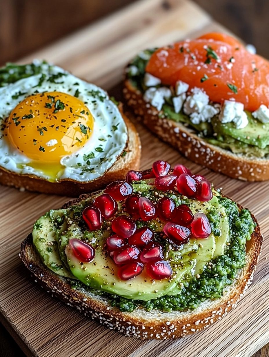 Recipes - 🥑 Gourmet Avocado Toast Flights 🍳🍣 Take your avocado toast ...