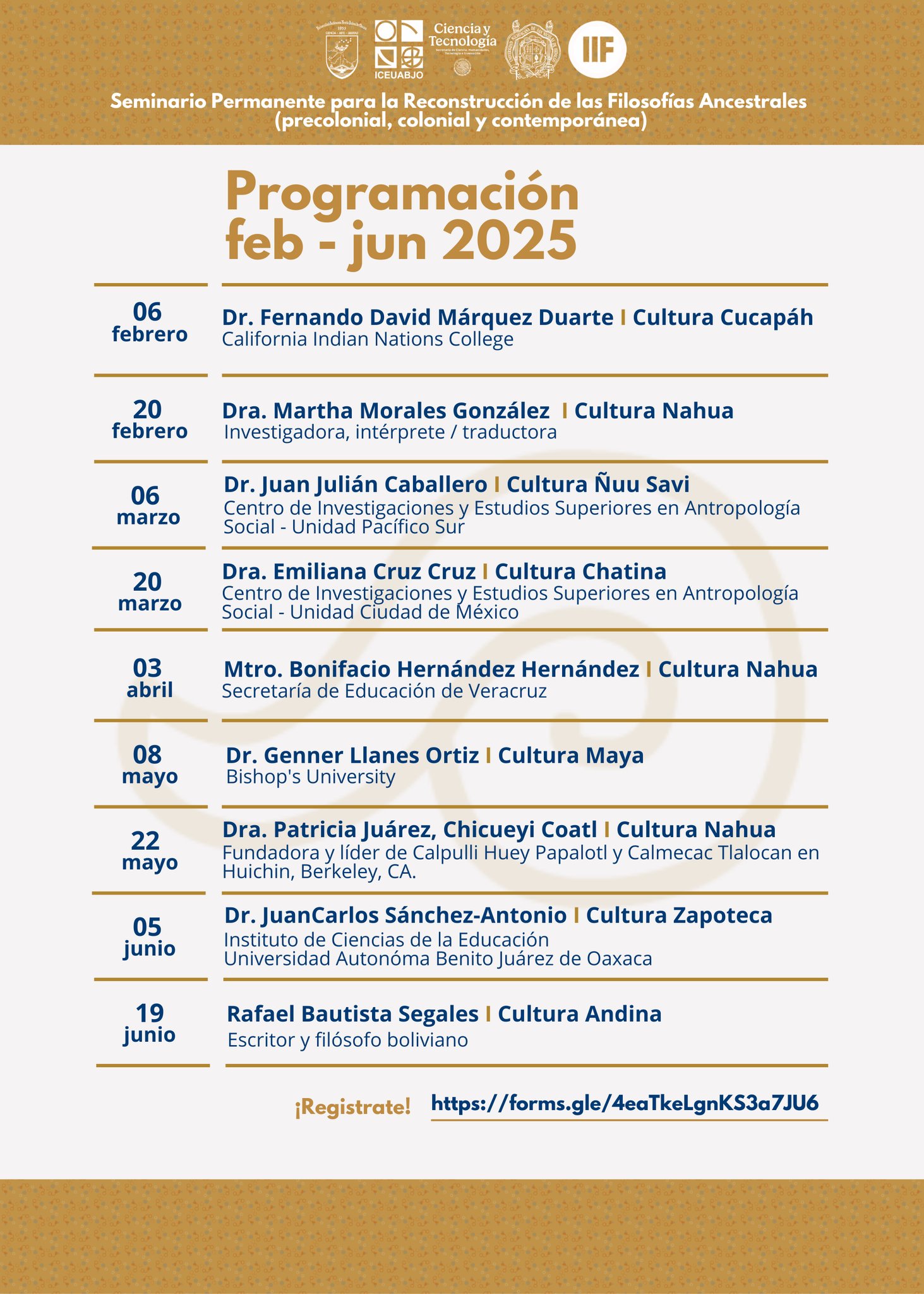 📢 Anunciamos la programación del Seminario Permanente para la ...