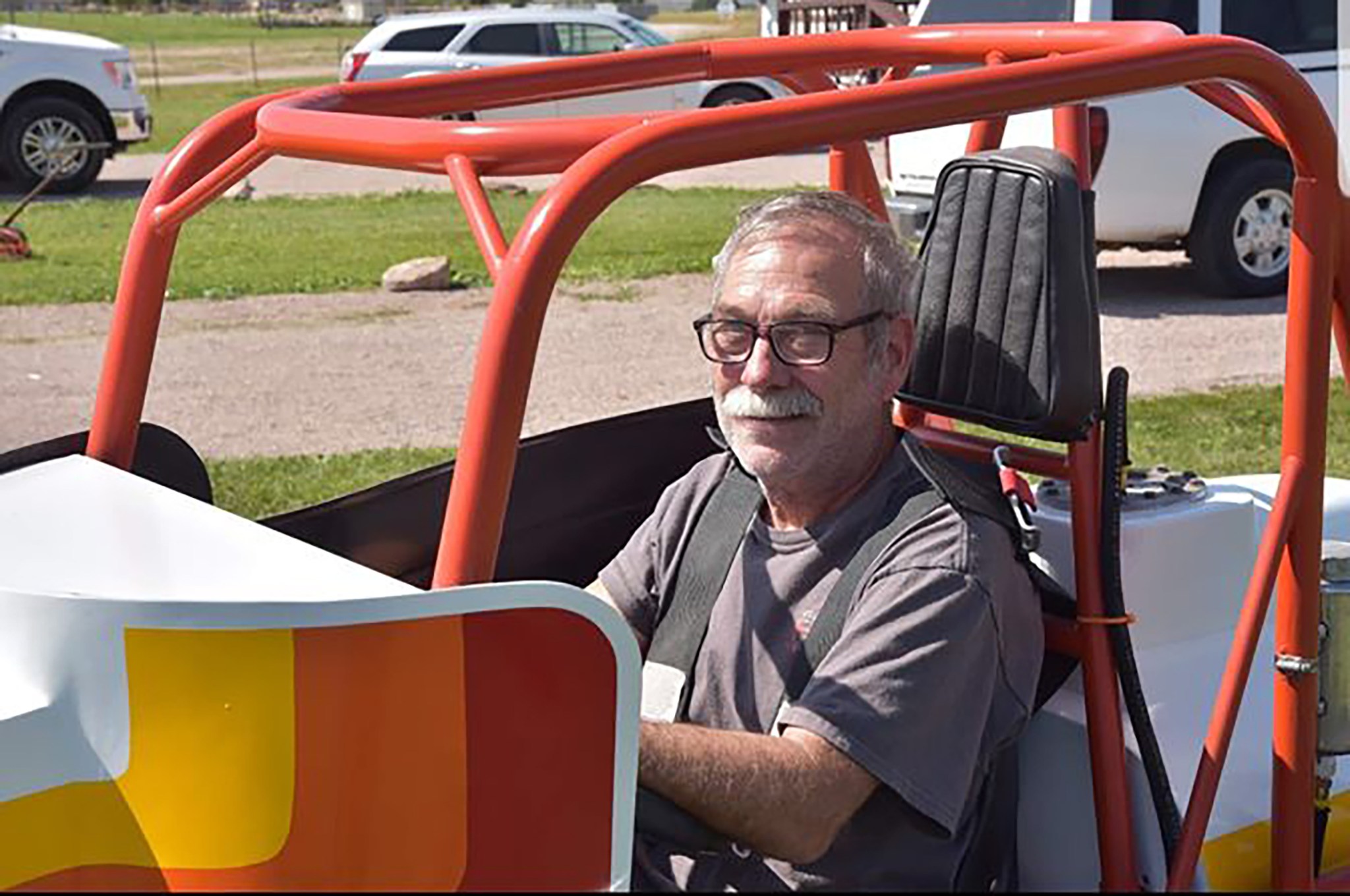 Open - September 2019 - Jerred Murner sitting in the Super 8 Special ...
