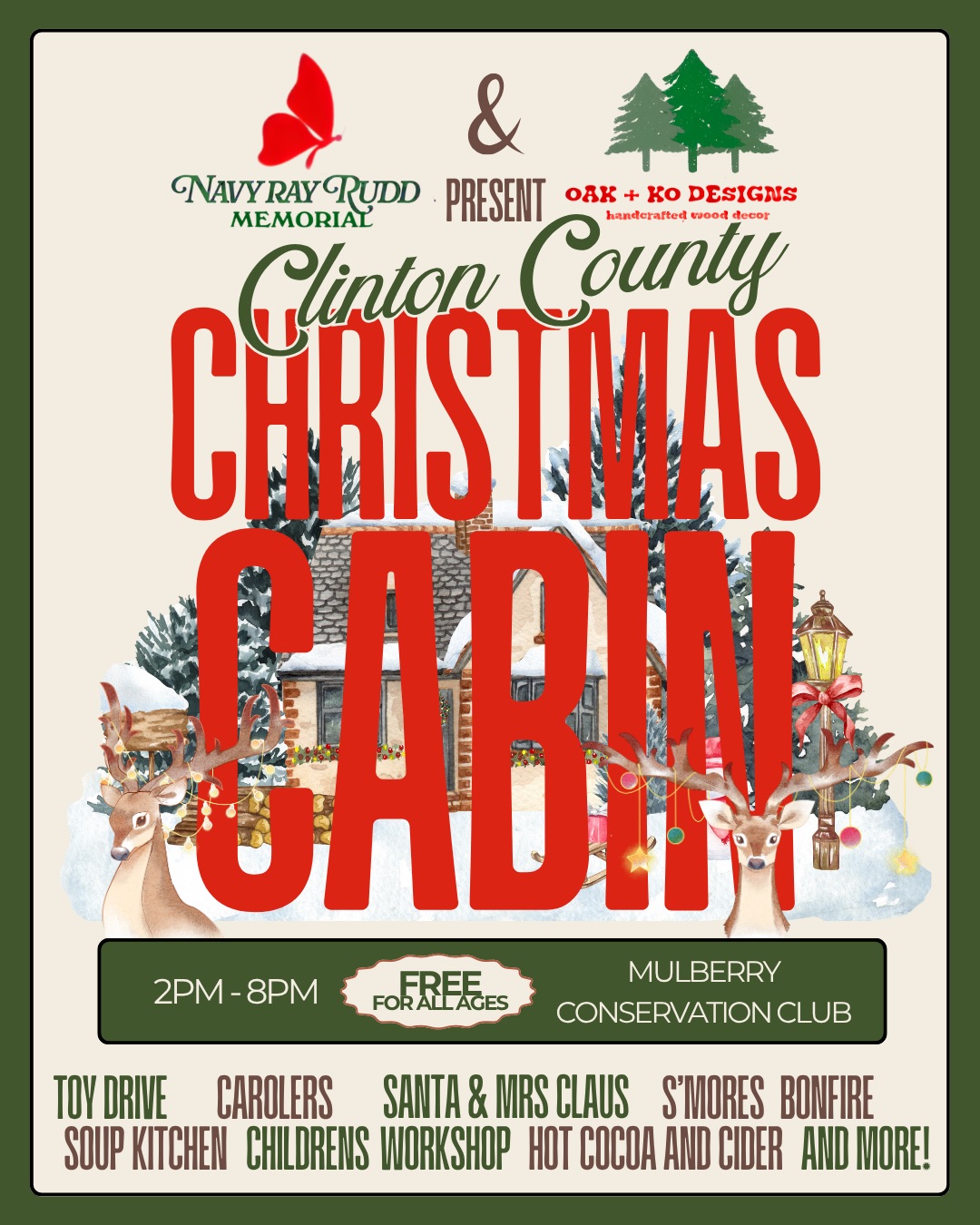 Clinton County Christmas Cabin