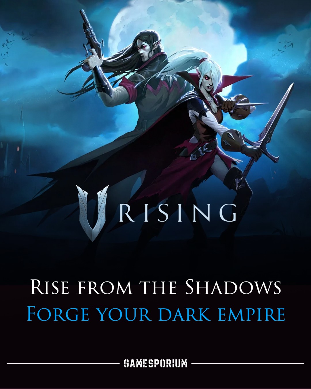 Gamesporium - 🧛 Rise From the Shadows – V Rising Awaken as a vampire ...