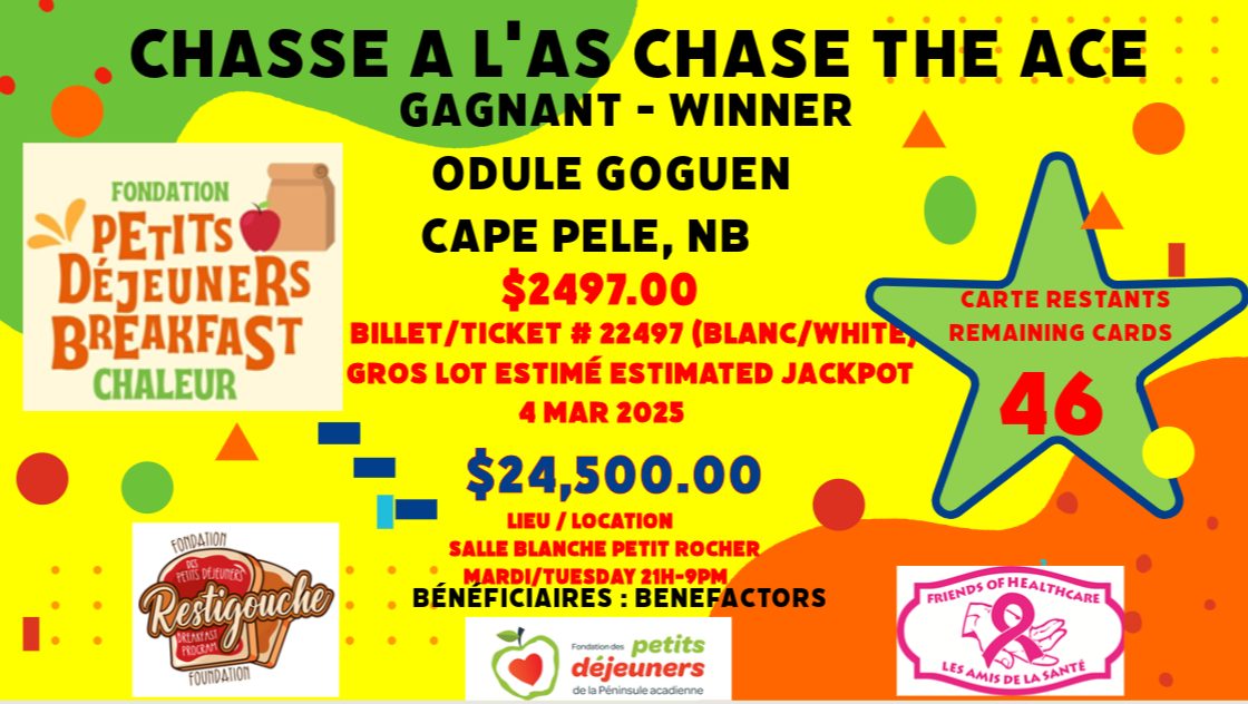 Chasse a L'as Fondation Petits Dejeuners-Breakfast Chaleur Chase the ...