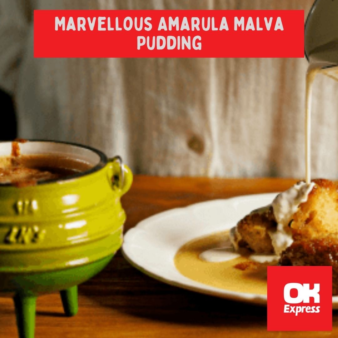 OK - Marvellous Amarula Malva Pudding A South African classic with a ...