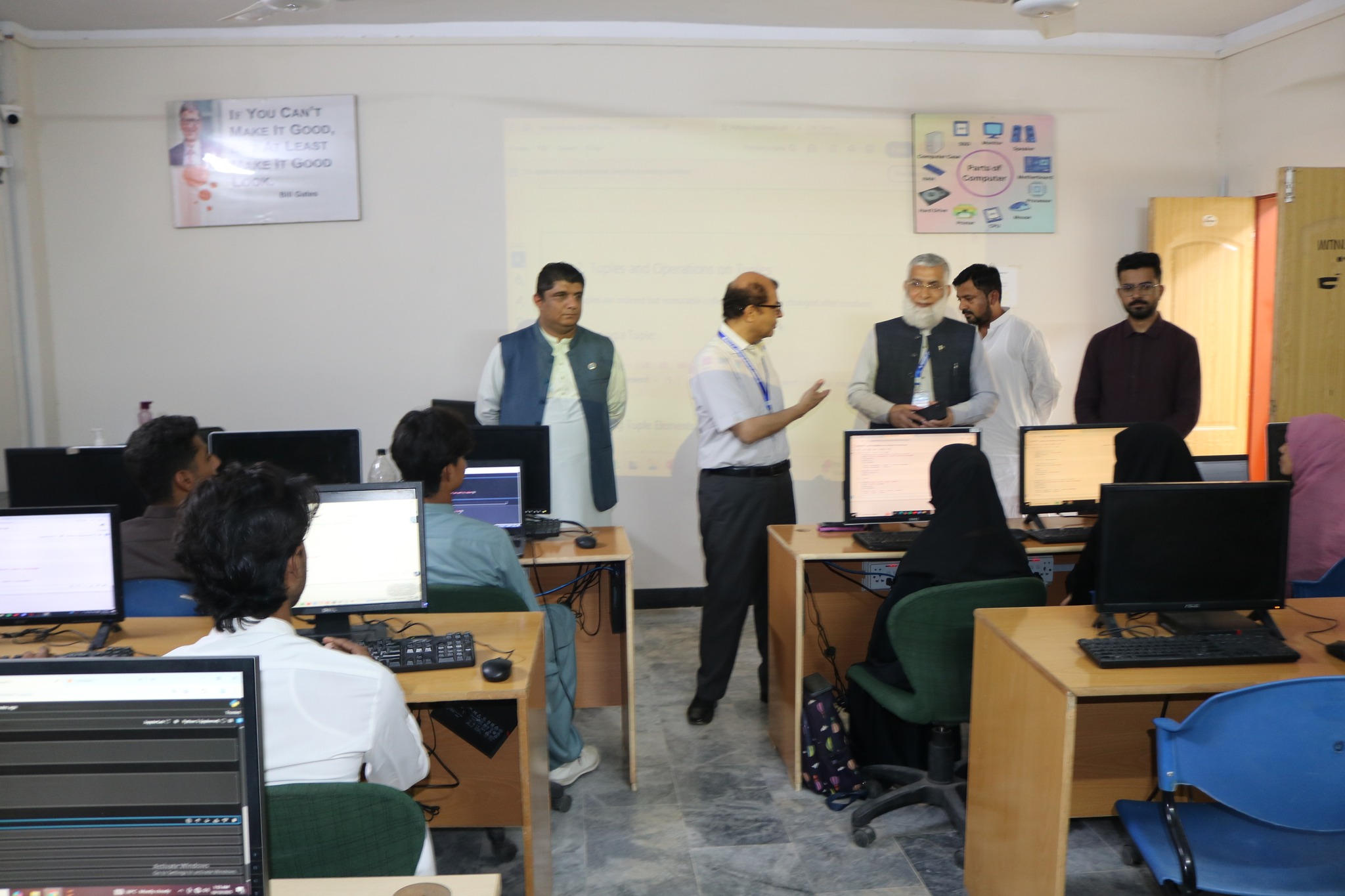 People's - MUET Leadership Conducts Monitoring Visit to PITP-II Centers ...