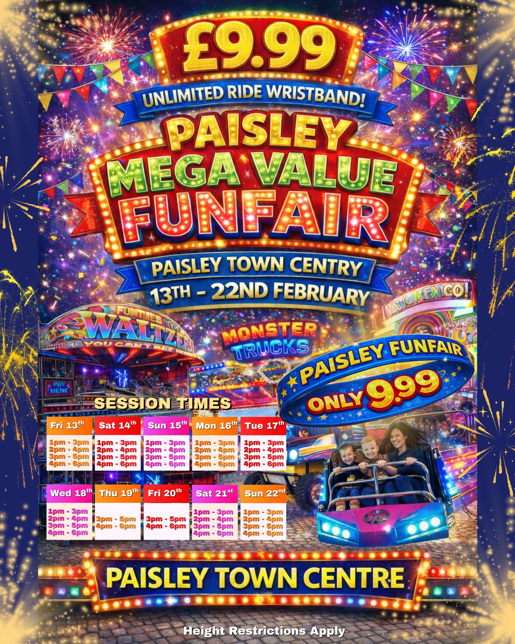 Fun - 🎡 PAISLEY MEGA VALUE FUNFAIR IS COMING SOON! 🎡 🔥 ONLY £9.99 gets ...