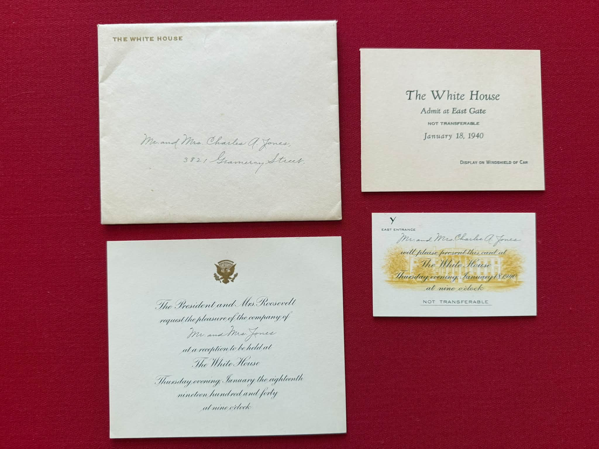 Rare Presidential memorabilia from Charles A. Jones' scrapbook shared