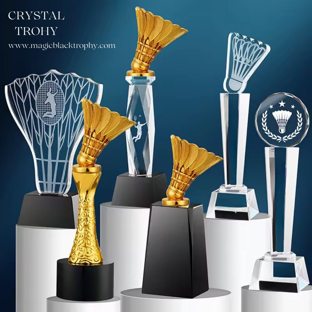 MAGIC BLACK TROPHY - Badminton Trophy... - Magic Black Trophy