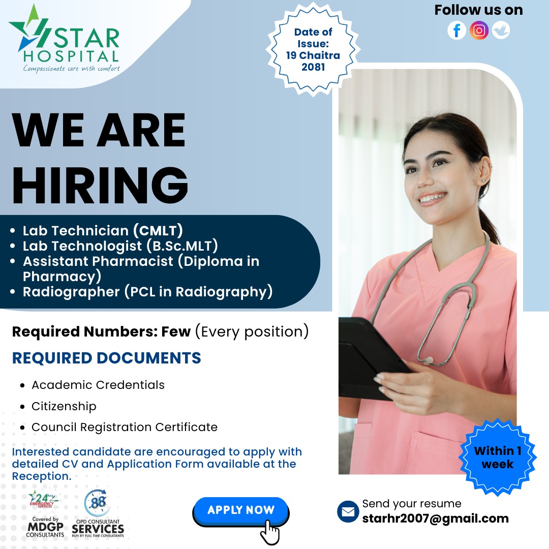Star - 🚀 Exciting Career Opportunities at Star Hospital! We're hiring ...