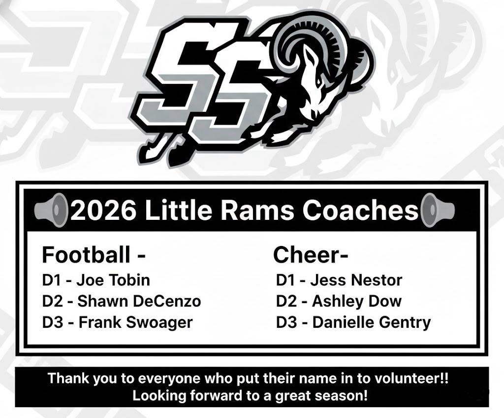 📣2026 Little... - South Side Little Rams Football and Cheer | Facebook