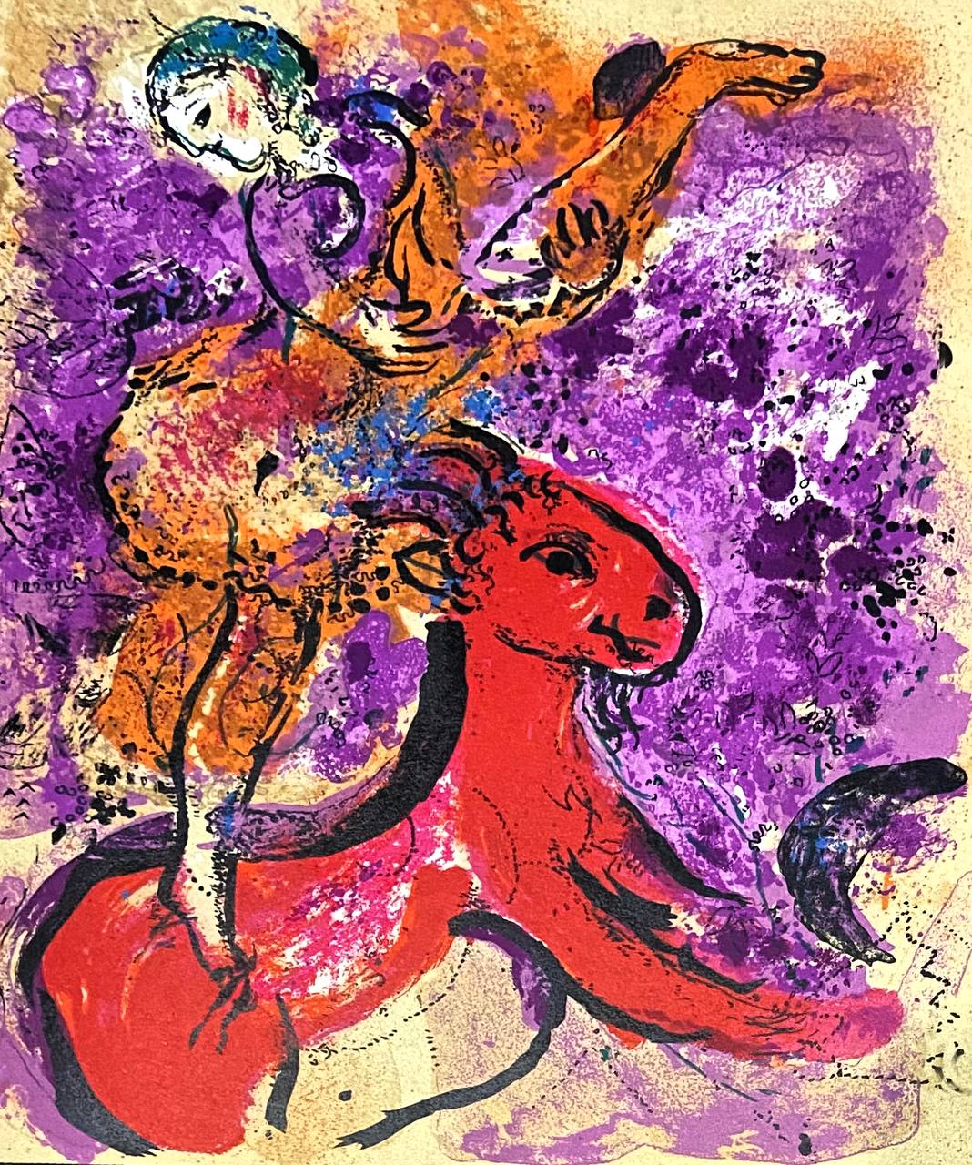 Eurographics Marc Chagall Le Cheval De Cirque 1000-Piece Puzzle - Finished Size 19.25x26.5 Inches