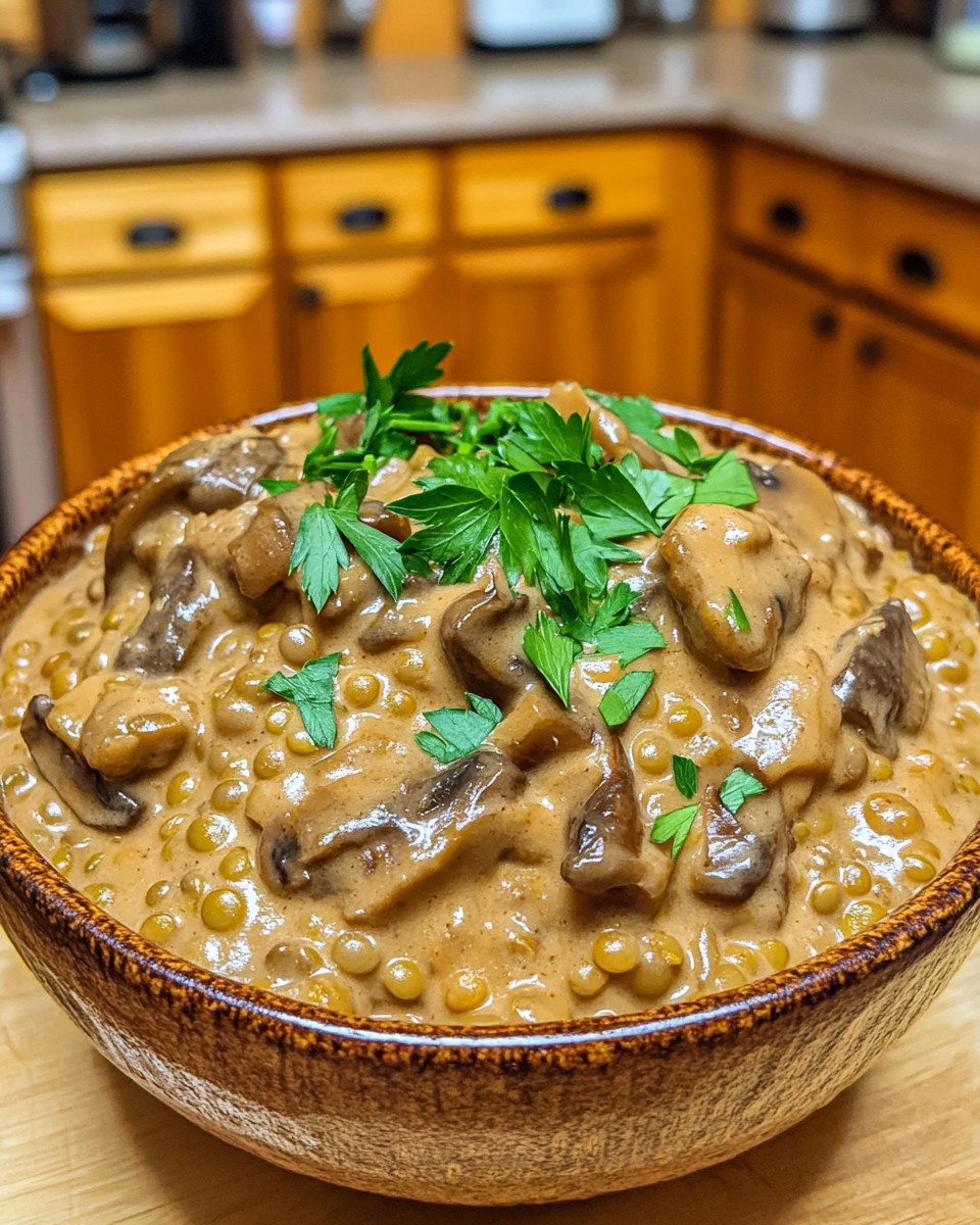 Creamy Mushroom Lentil... - Patricia's Classic Kitchen