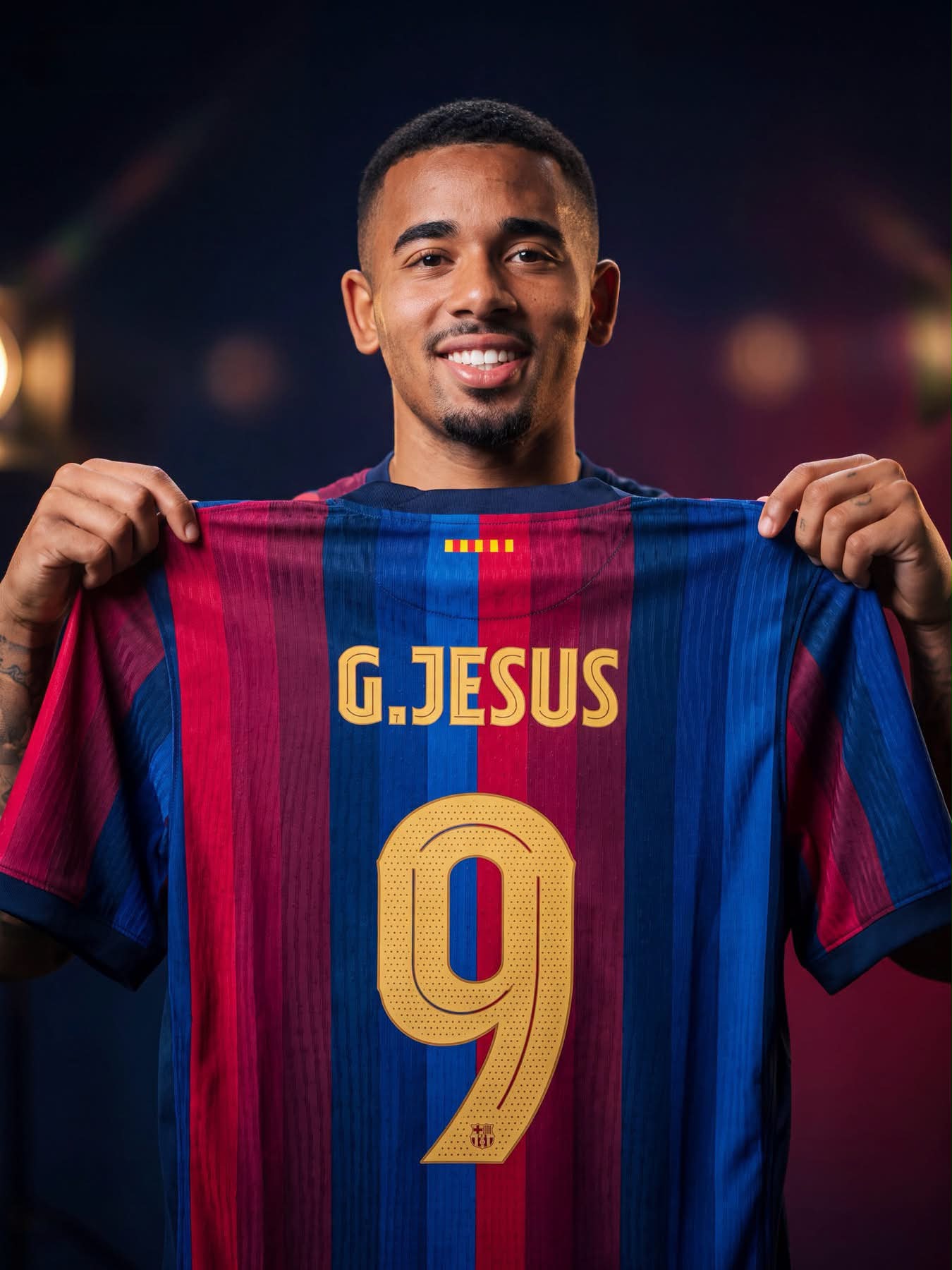Gabriel Jesus to wear No. 9 shirt at Barcelona