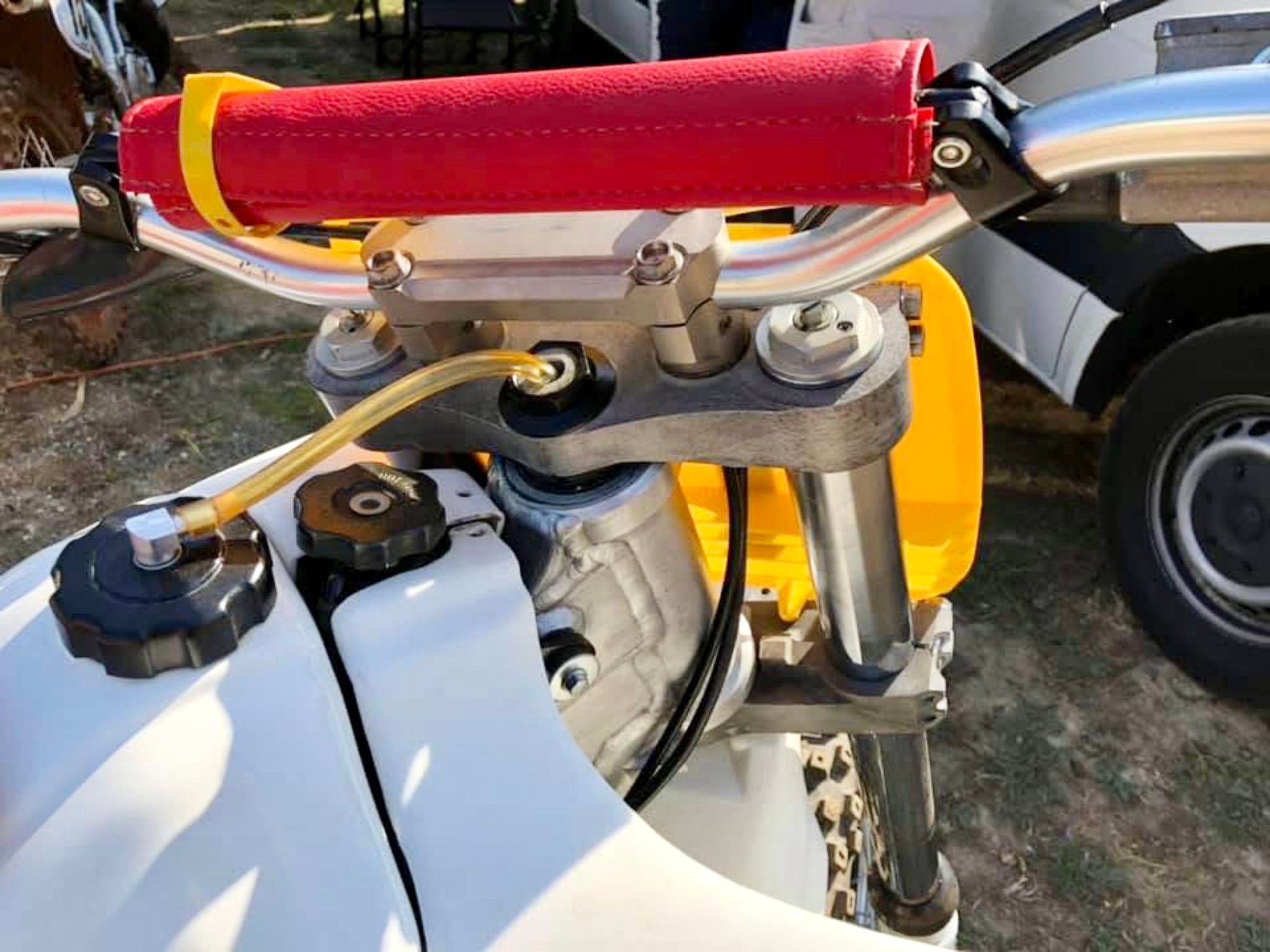 The Yamaha YZM500 was the first motocross bike to feature an