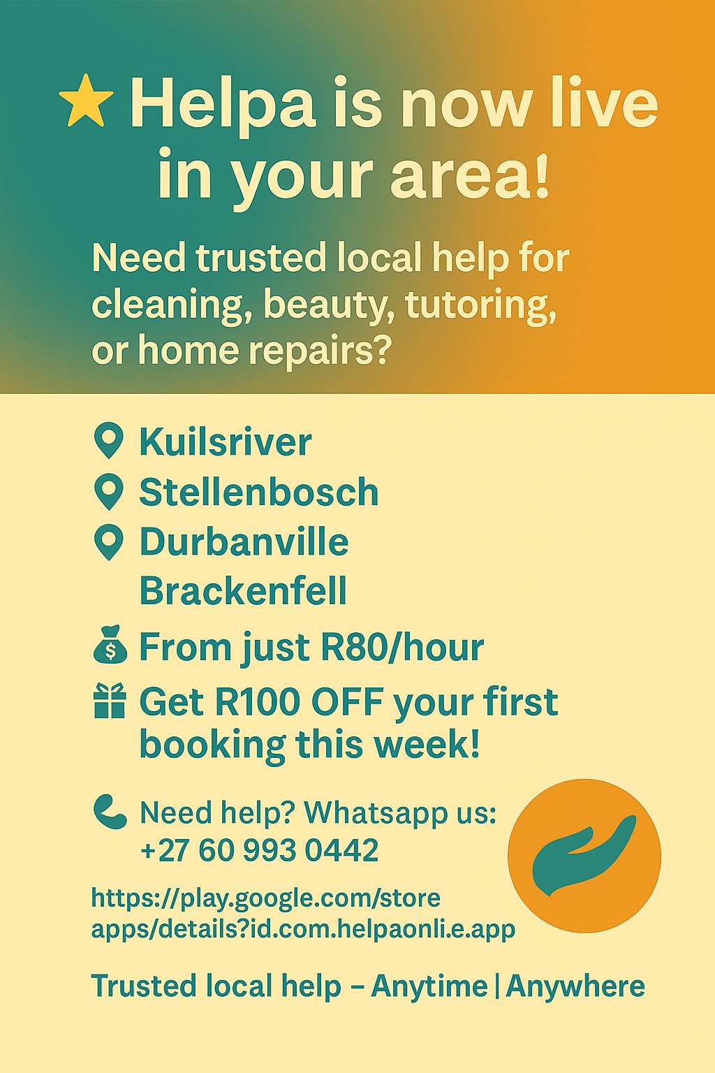 Helpa : Local Services Cape Town | Cape Town