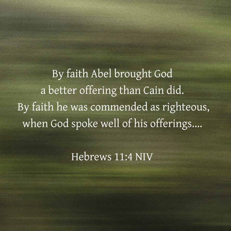 Hebrews 11:4 (NIV)... - Impact Church Gwinnett